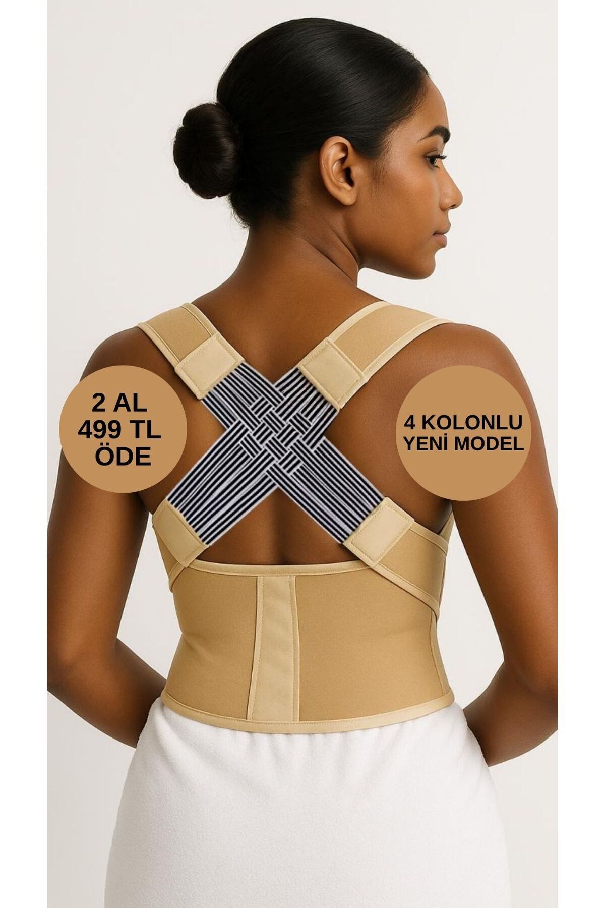 Arnee Kadın Erkek Dik Duruş Korsesi Kamburluk Kifoz Önleyici Dik Durmak Oturmak Yürümek Için Sırt Korse