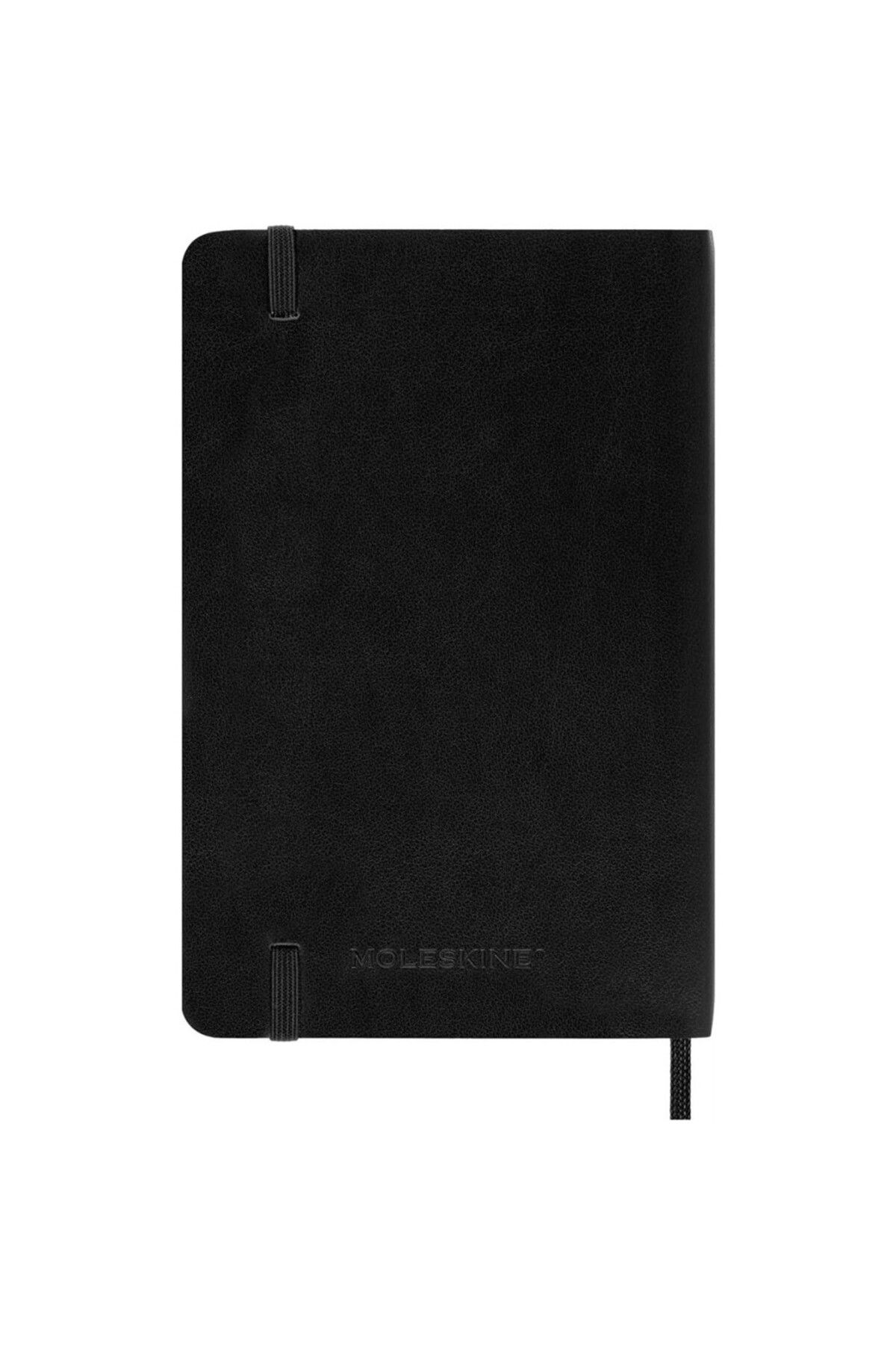 Moleskine-دفتر ملاحظات ذو غطاء مرن بحجم الجيب - دفتر ملاحظات عادي ذو غطاء ناعم باللون الأسود 6
