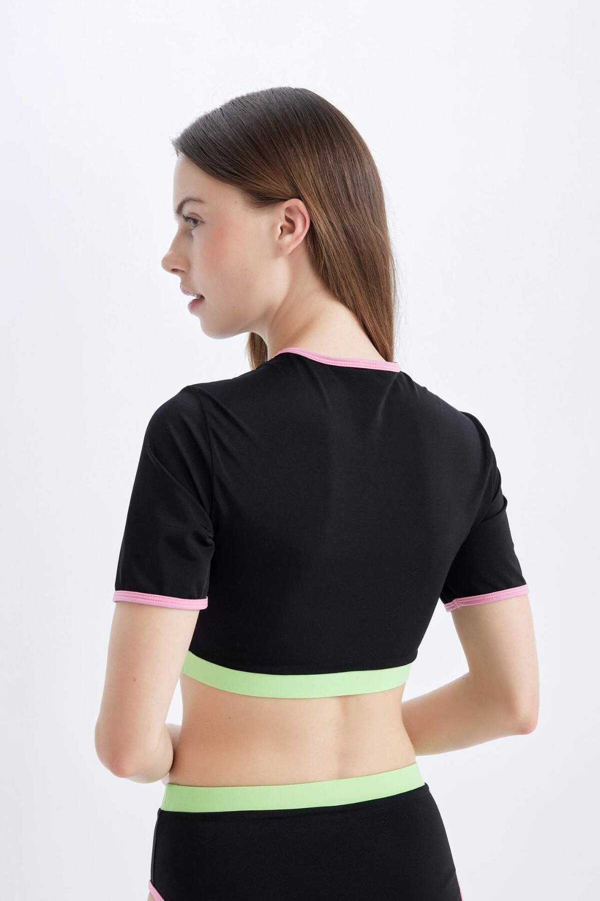 DeFacto-Surfing Bikini Top - Fall In Love Regular Fit D1080axns 5