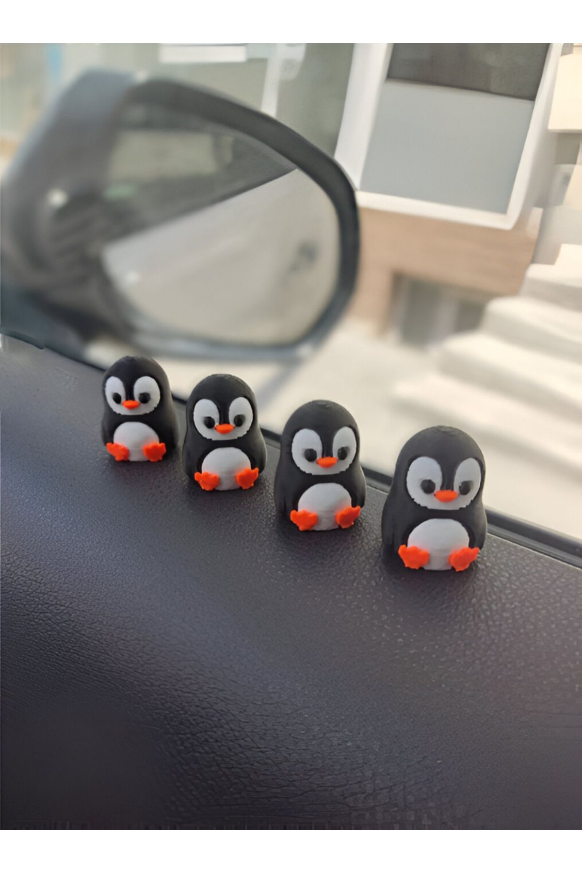 Minikbahcem-Mini Penguin Suit - Torpedo & Rearview Mirror Ornament (Set of 4) 4