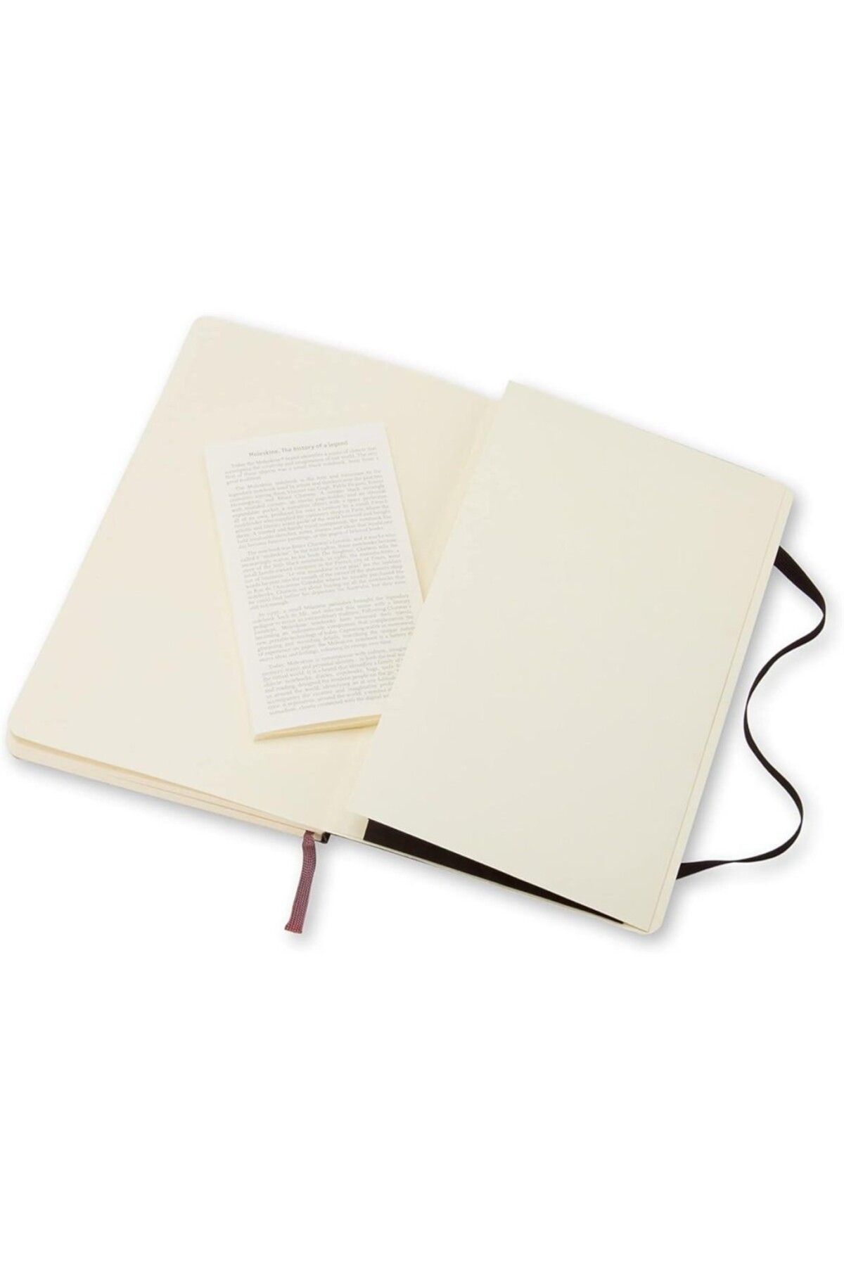 Moleskine-Striped Black Notebook Pocket Size Soft Cover 5