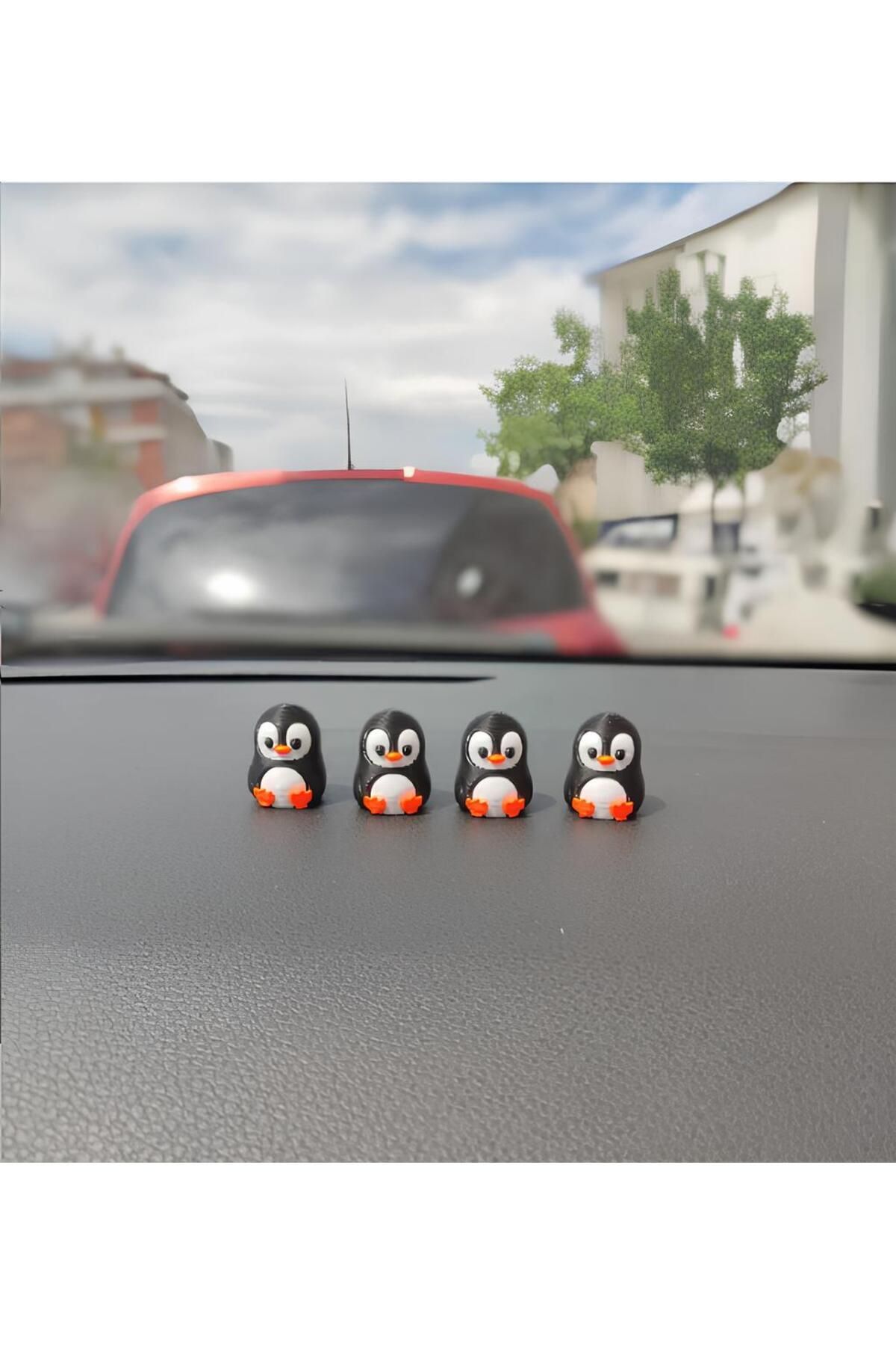 Minikbahcem-Mini Penguin Suit - Torpedo & Rearview Mirror Ornament (Set of 4) 2