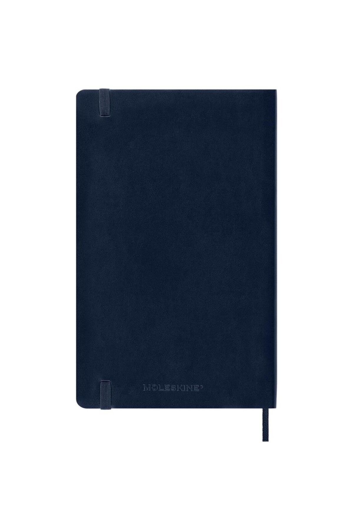 Moleskine-Striped Sapphire Blue Notebook L Size Soft Cover 6