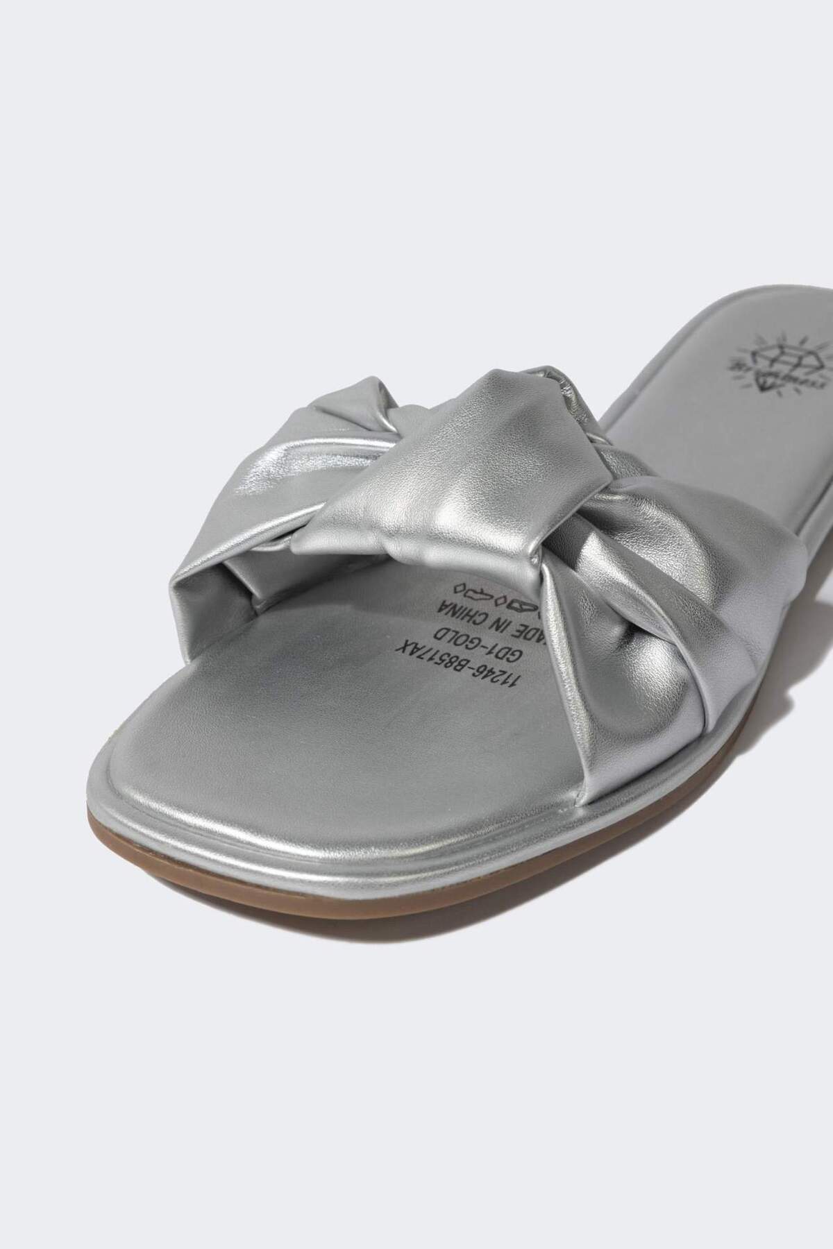 DeFacto-Faux Leather Women's Slippers - Flat Sole, Single Strap B8517AX24SM 6