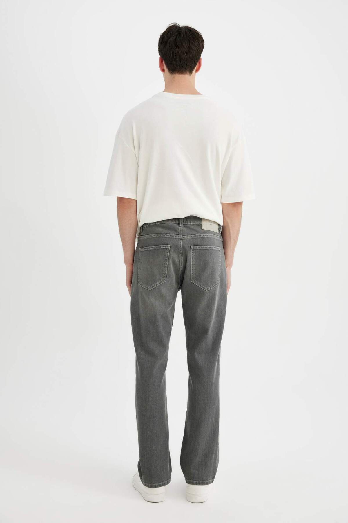 DeFacto-Sergio Jeans Regular Fit Piped Paca C7092AX24SP 6