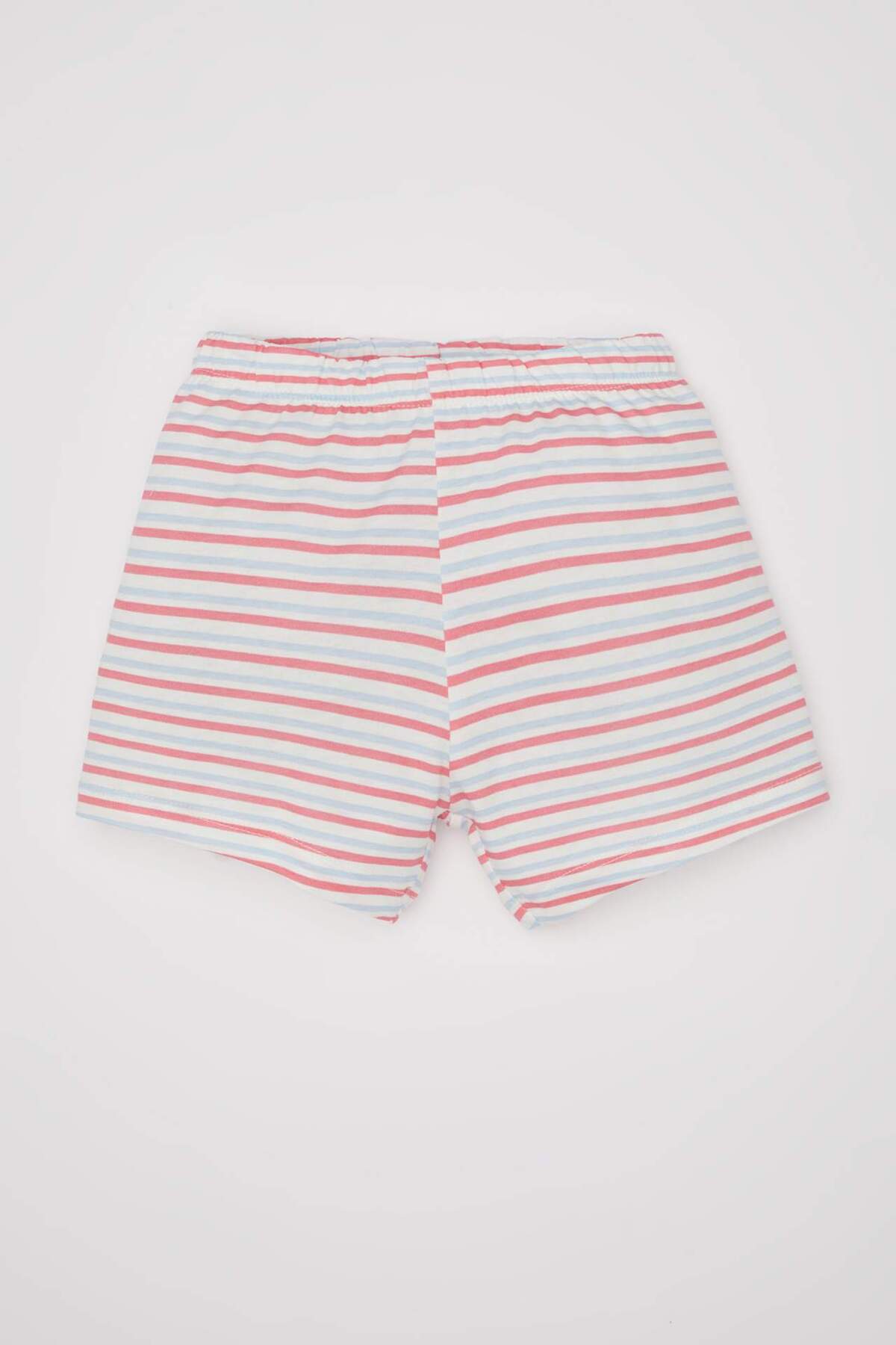 Defacto Kız Bebek 4lü Pijama Takımı Baskılı Kısa Kollu Penye Üst Şort C3485A524HS fotoğrafı 2 (önizleme)