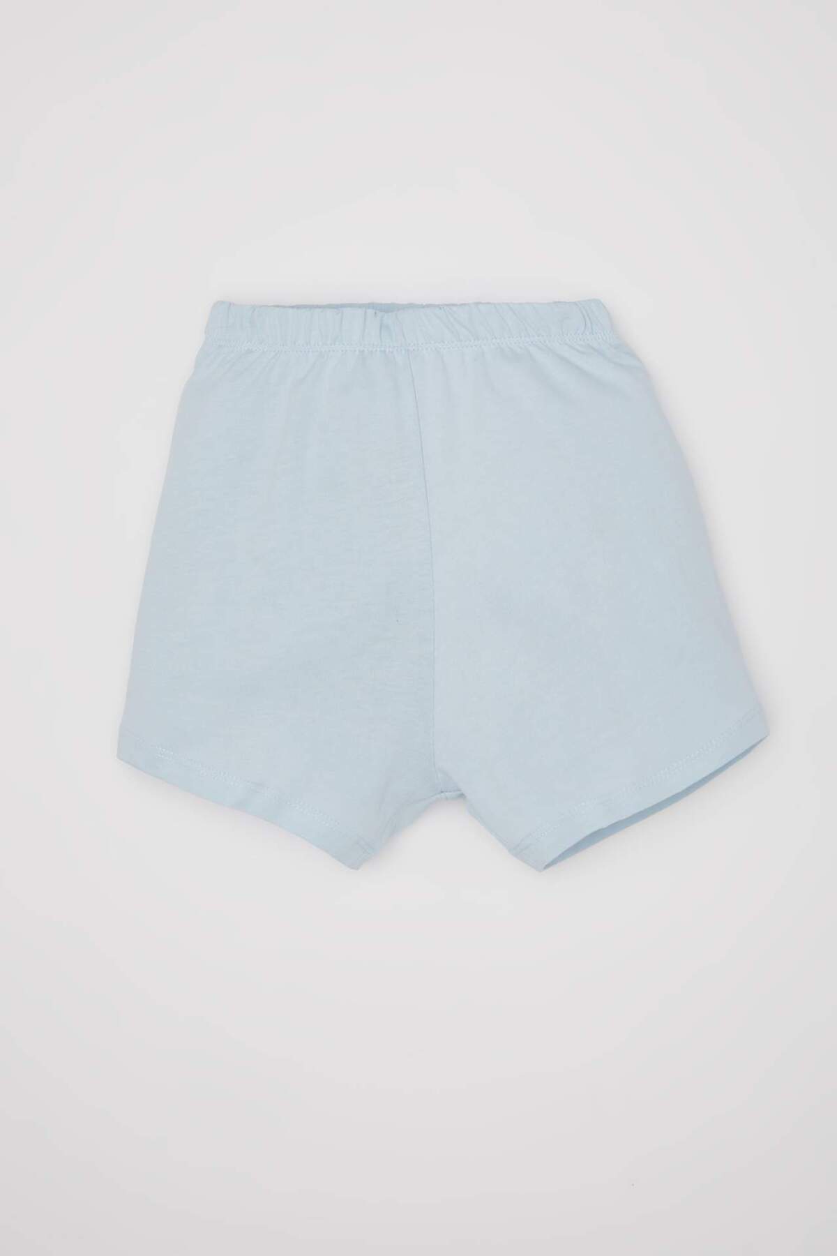 Defacto Kız Bebek 4lü Pijama Takımı Baskılı Kısa Kollu Penye Üst Şort C3485A524HS fotoğrafı 3 (önizleme)