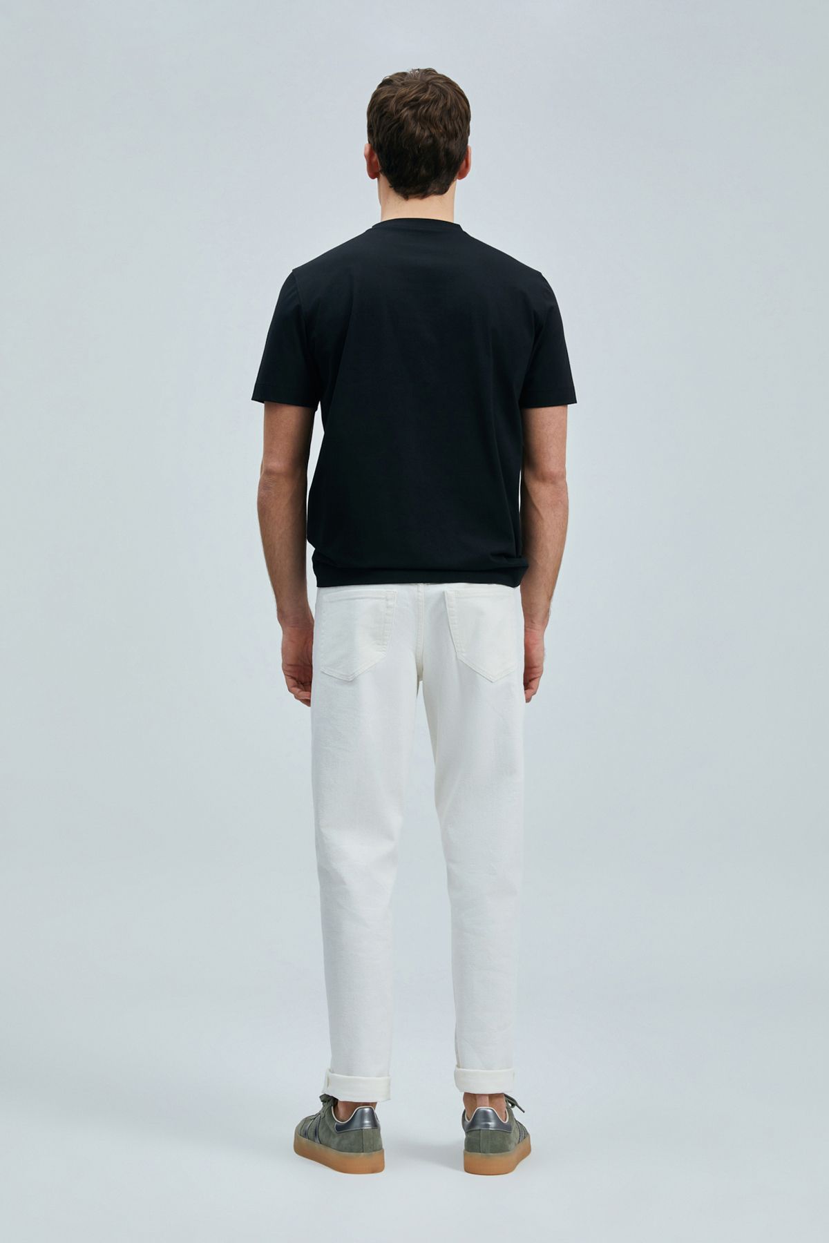 Lufian-Justin Modern Graphic T- Shirt Black 6
