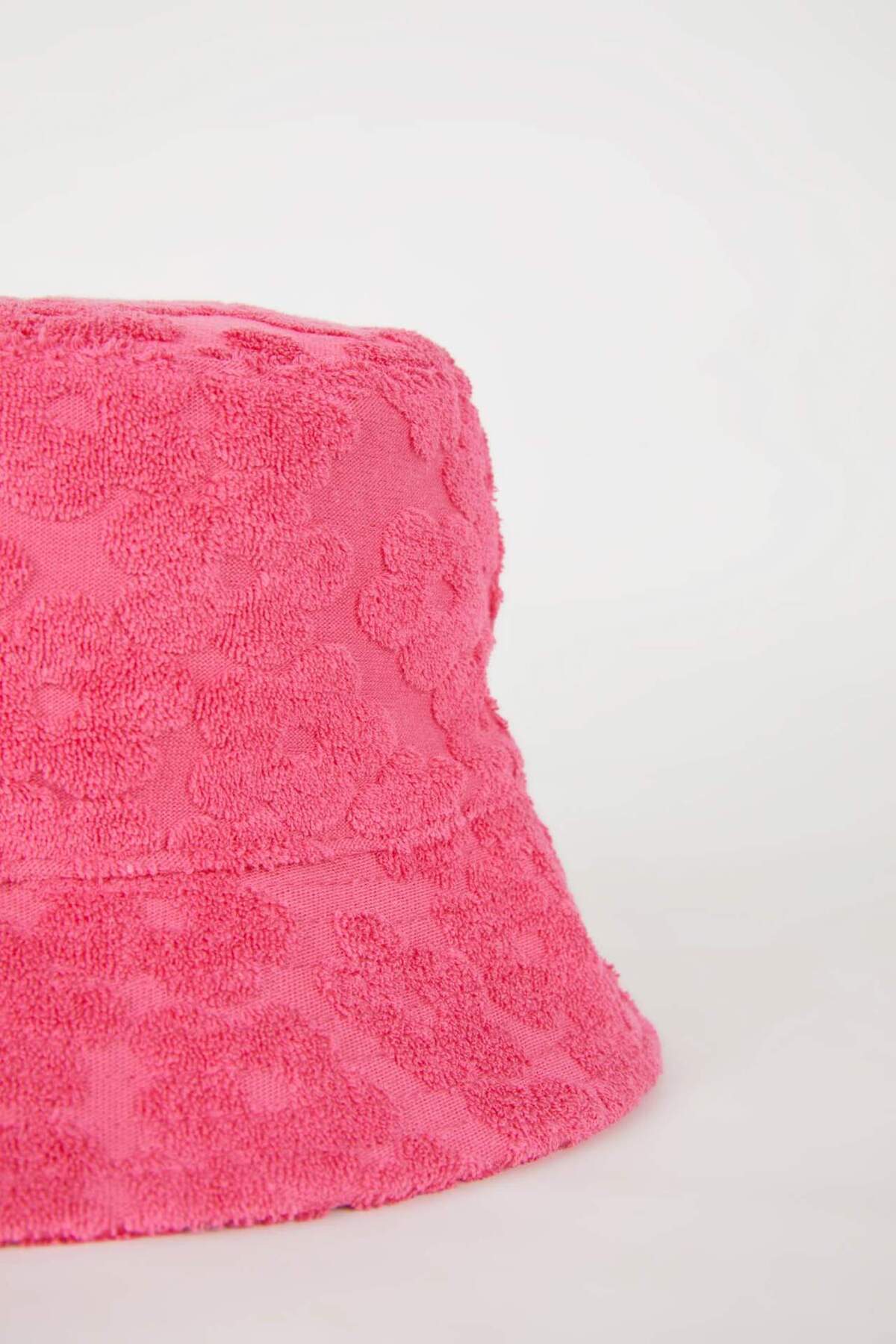DeFacto-Girl's Patterned Towel Fabric Bucket Hat B7587A824Sm 3
