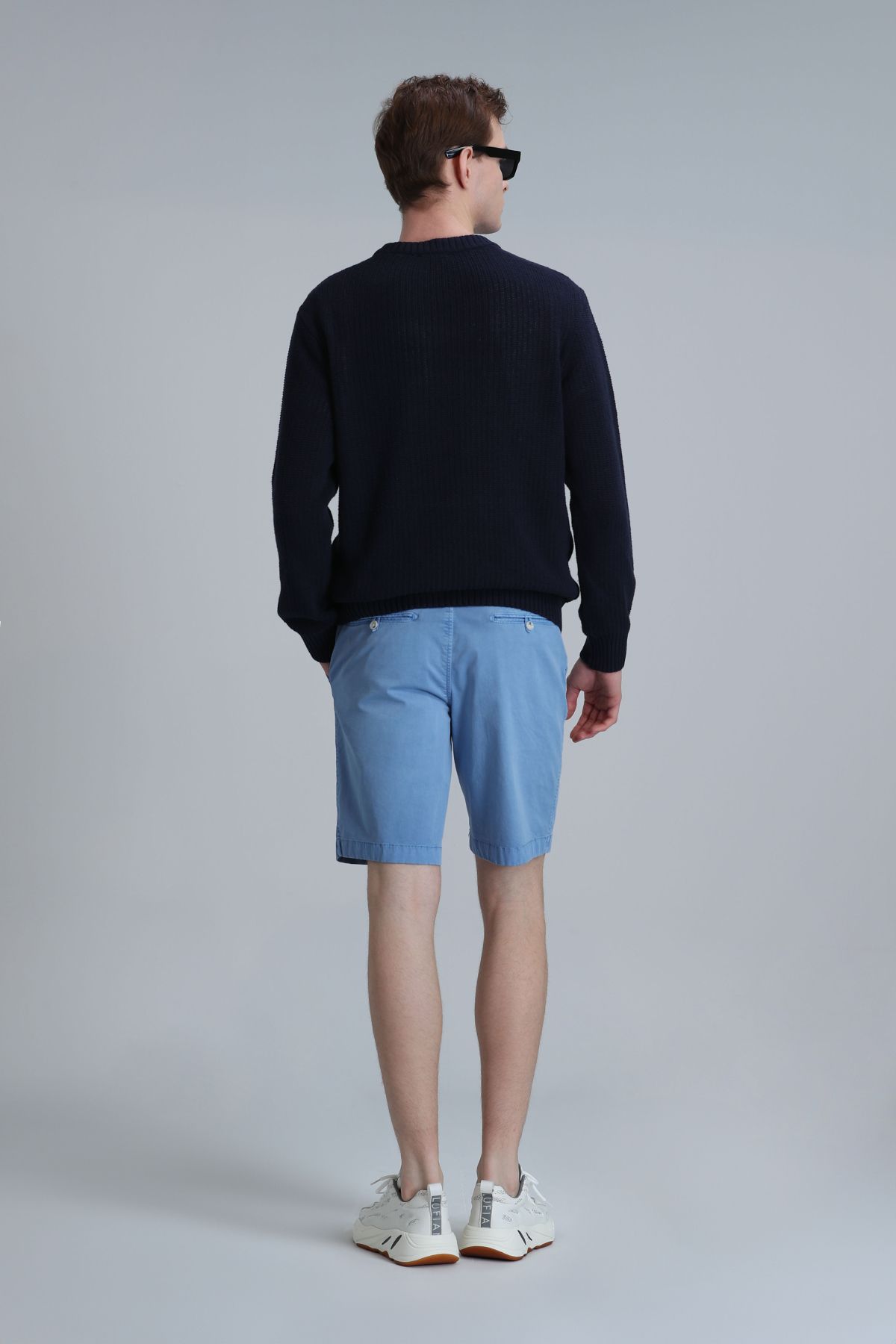 Lufian-Ανδρικό σορτς Chino Slim Fit Zegler 6