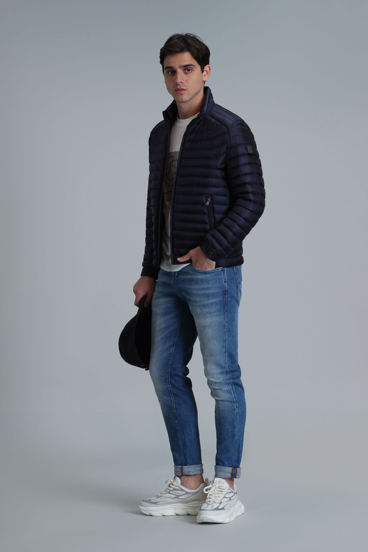 Lufian-Tomy Smart Jeans - Мъжки тесни сини панталони 1