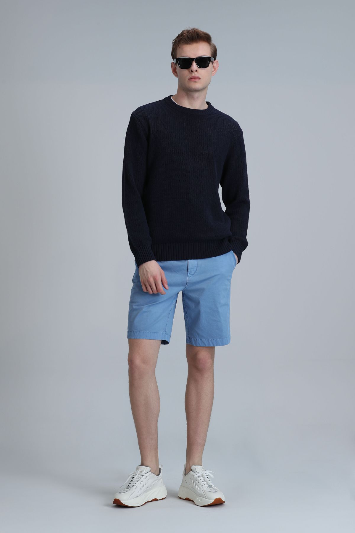 Lufian-Ανδρικό σορτς Chino Slim Fit Zegler 1