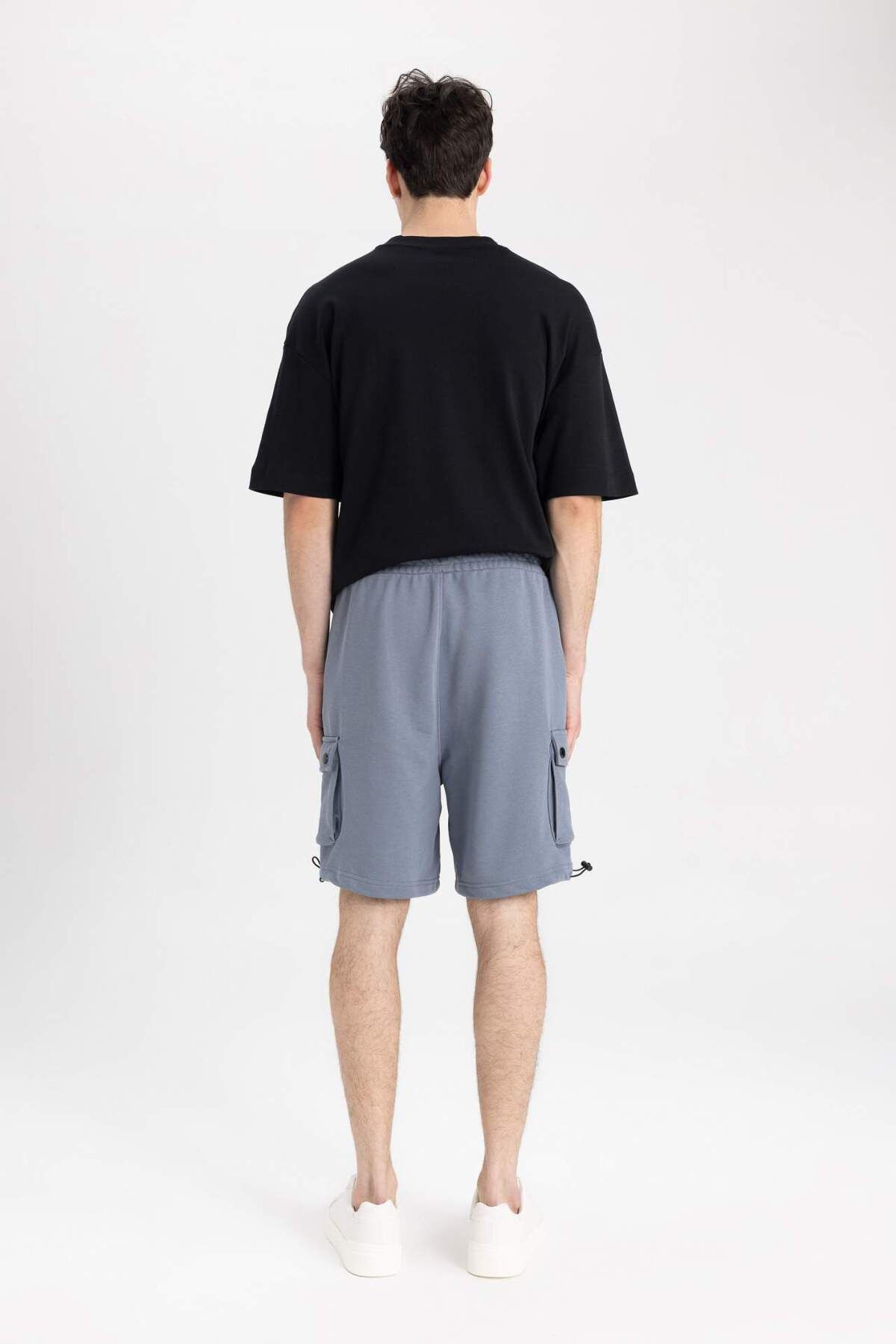 DeFacto-Oversize Fit Straight Leg Shorts B8793AX24SM 7
