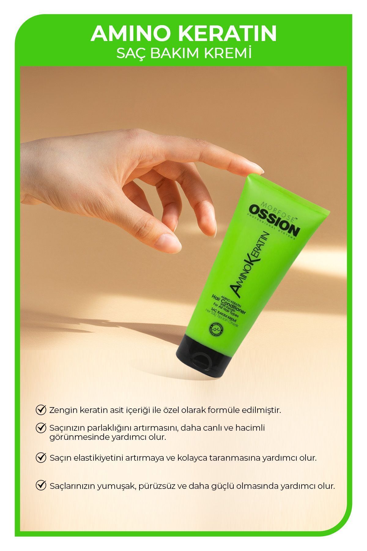Morfose Ossion Amino Keratin Krem 200 ml - Fiyatı, Yorumları