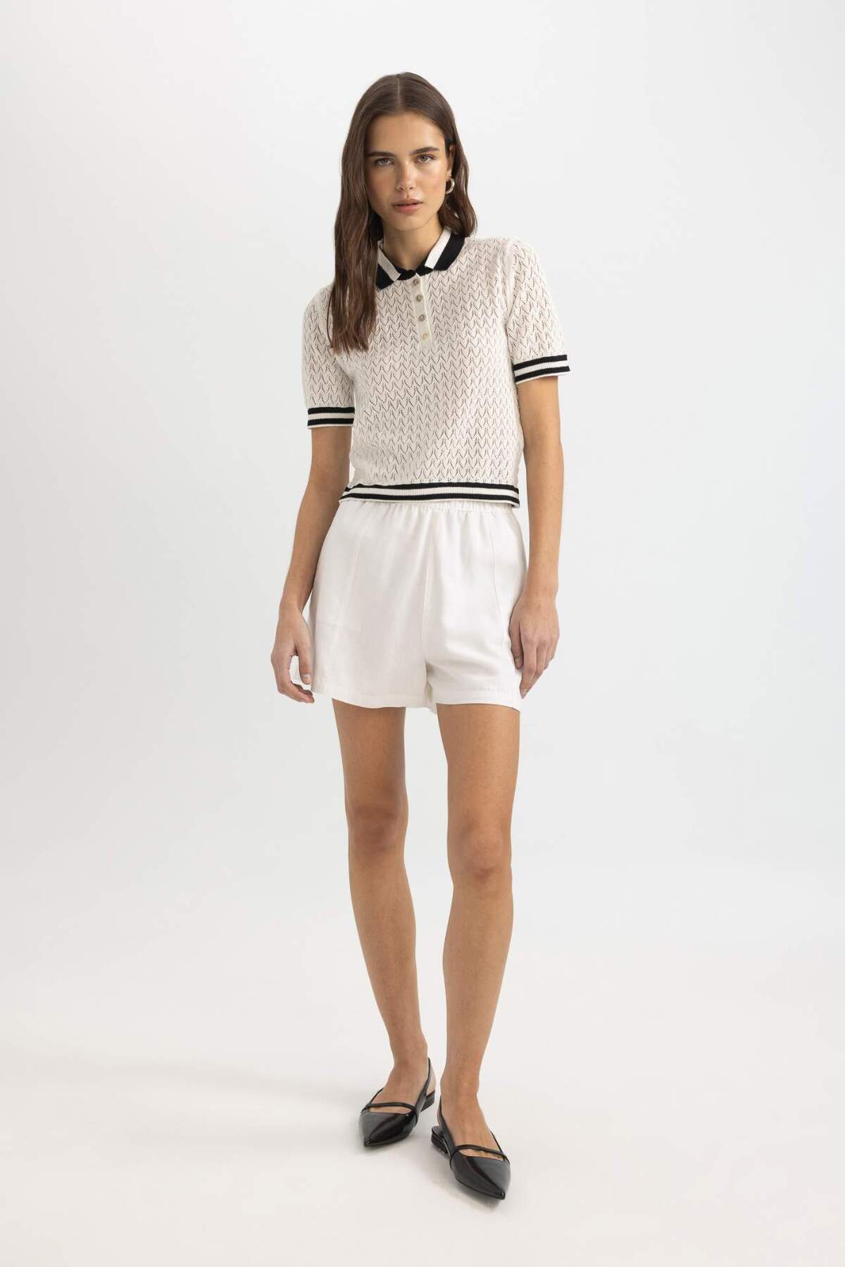 DeFacto-Polo tričko Regular Fit s krátkým rukávem C6002AX24SM 2