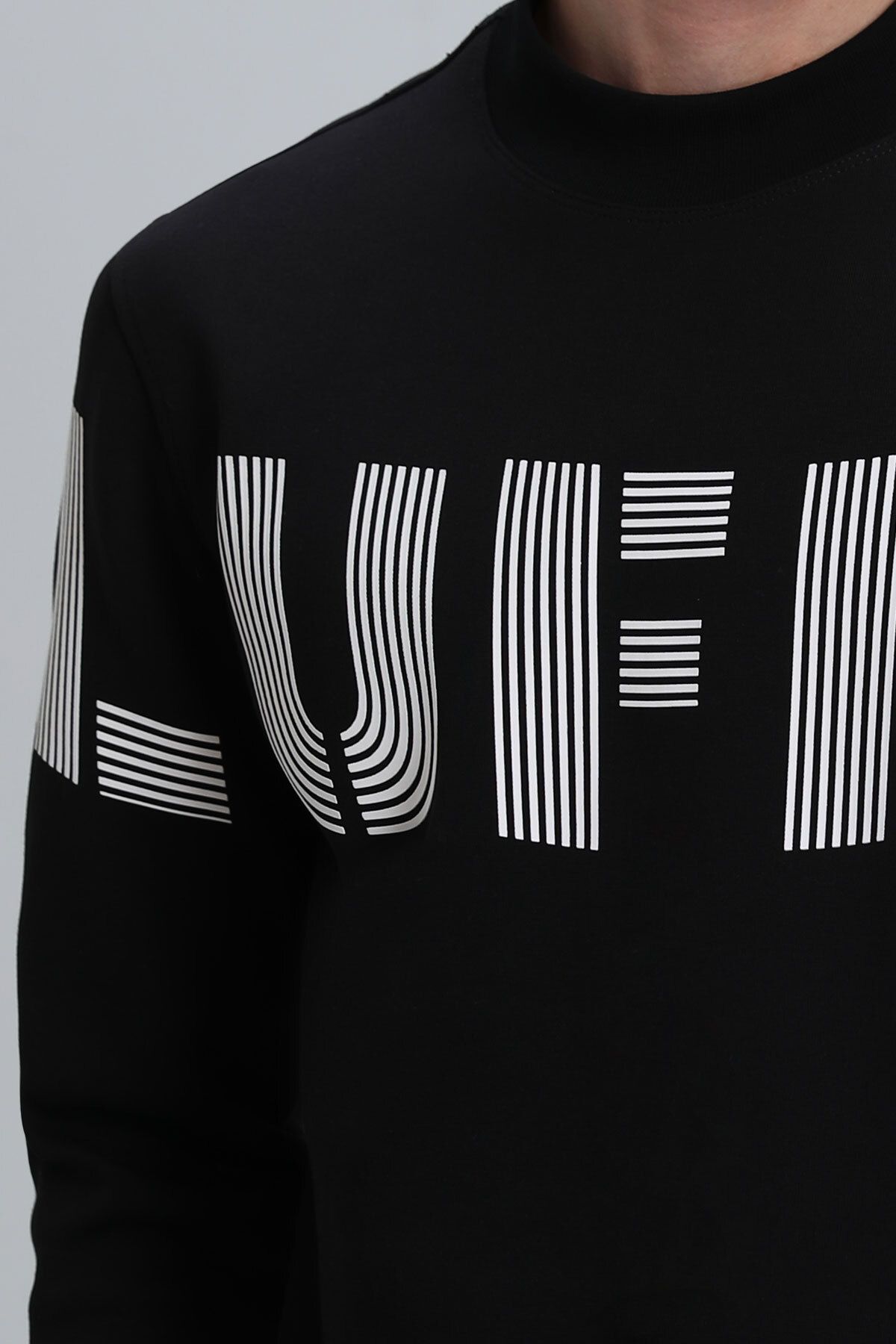 Lufian-Todillo Herren-Sweatshirt Schwarz 3