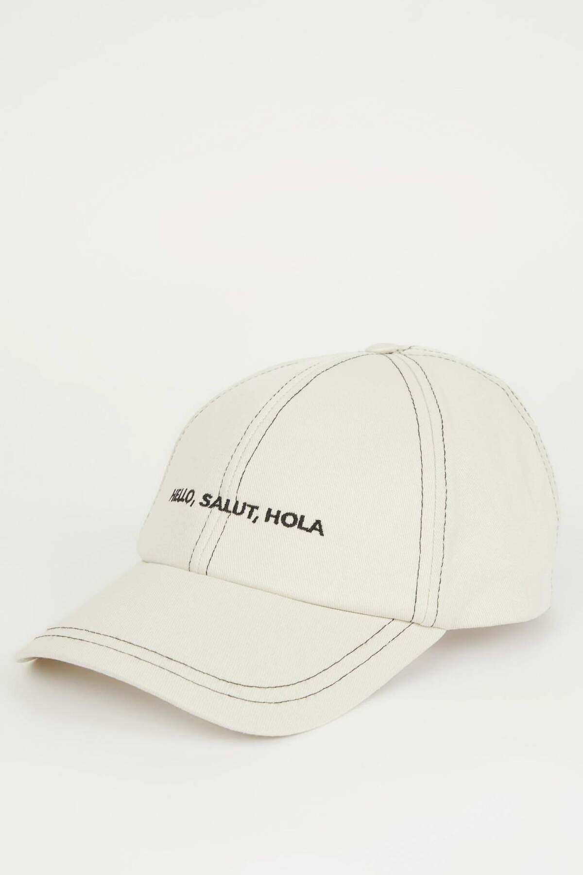 DeFacto-Unisex Embroidered Woven Baseball Basketball Cap B7991Ax24Sm 2