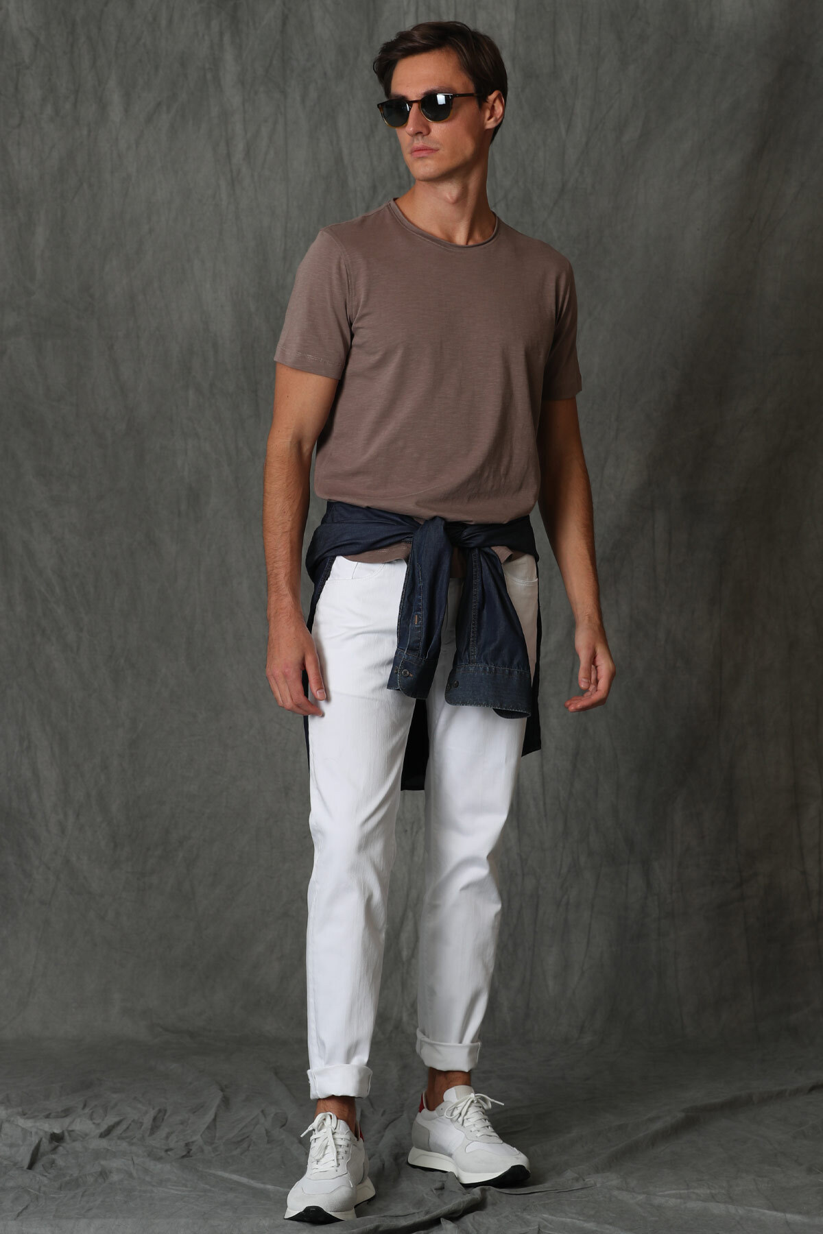 Lufian-Ανδρικό μπλουζάκι Junya Basic Earth 5