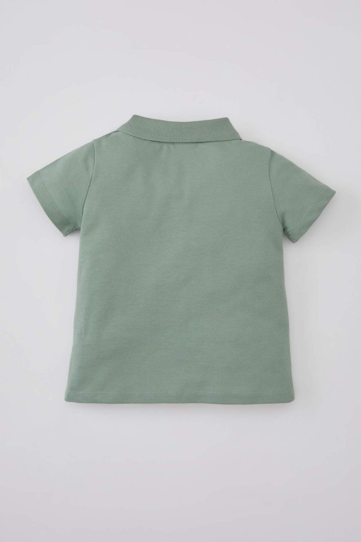 Defacto Erkek Bebek Pike Kısa Kollu Basic Polo Tişört B7007A524SM fotoğrafı 4 (önizleme)