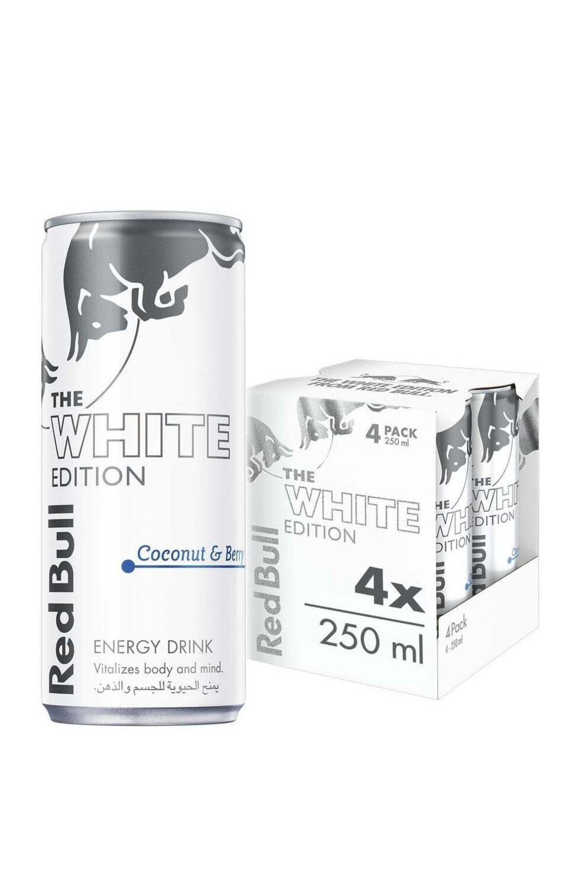 Red Bull مشروب طاقة بنكهة جوز الهند 250 مل × 4 قطع