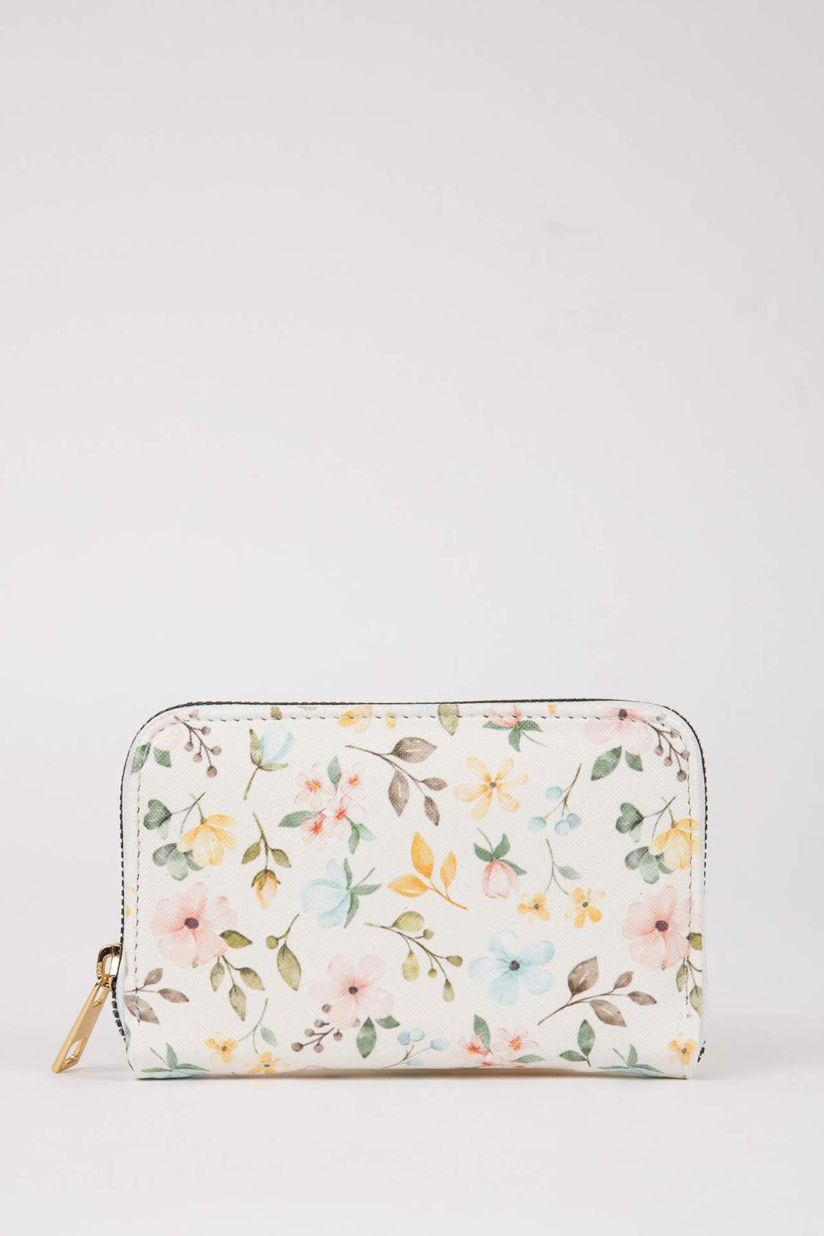 DeFacto-Damen-Geldbörse aus Kunstleder mit Blumenmuster C0878AXNS 1
