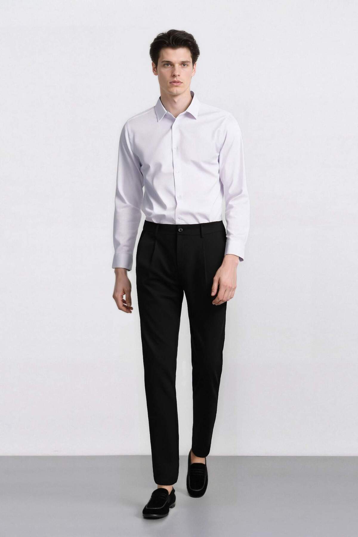 DeFacto-Summer Fabric Trousers - Regular Fit A7273Ax24Sp 7