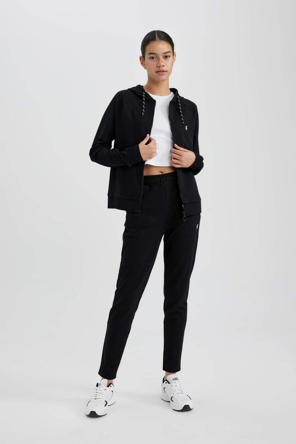DeFacto-DeFactoFit Jogger Sweat nadrág Slim Fit dupla zsebbel A6659AX24SP 2