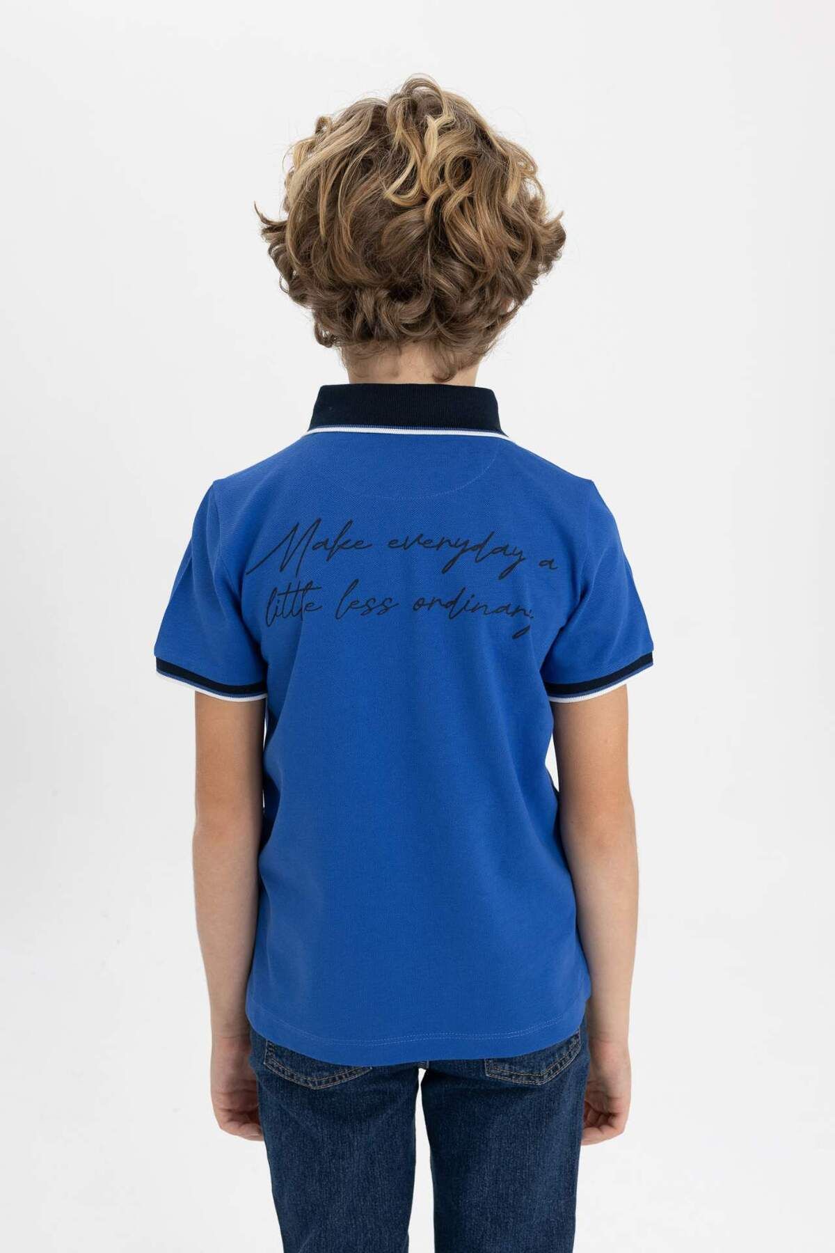 DeFacto-Jungen-Polokragen-Piqué-Kurzarm-T-Shirt B6830A824SM 5