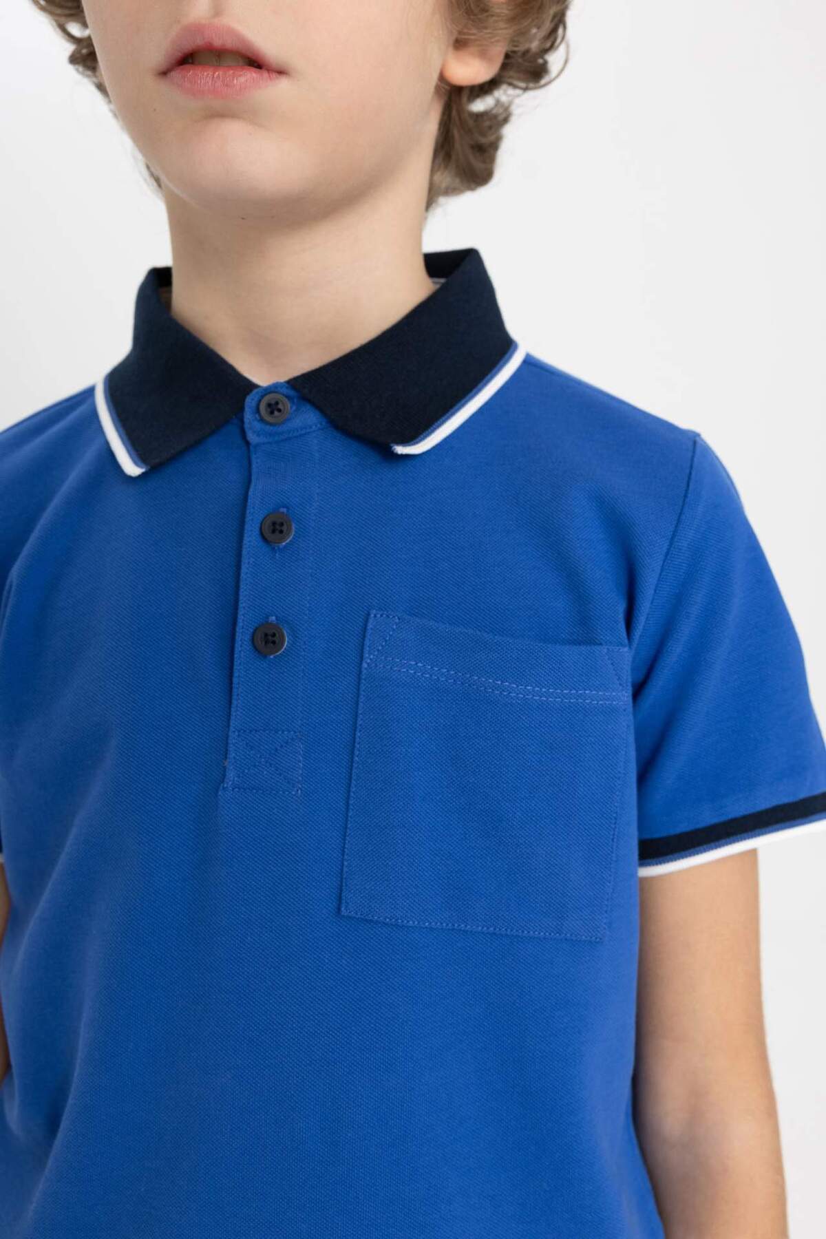 DeFacto-Jungen-Polokragen-Piqué-Kurzarm-T-Shirt B6830A824SM 4