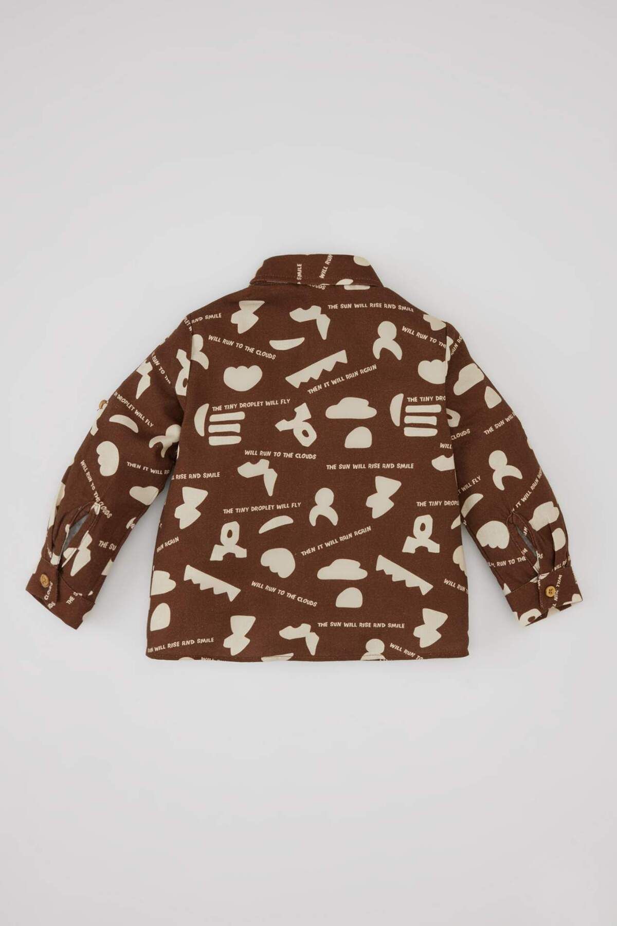 DeFacto-Baby Boy Twill Long Sleeve Patterned Shirt B8052A524Sp 4