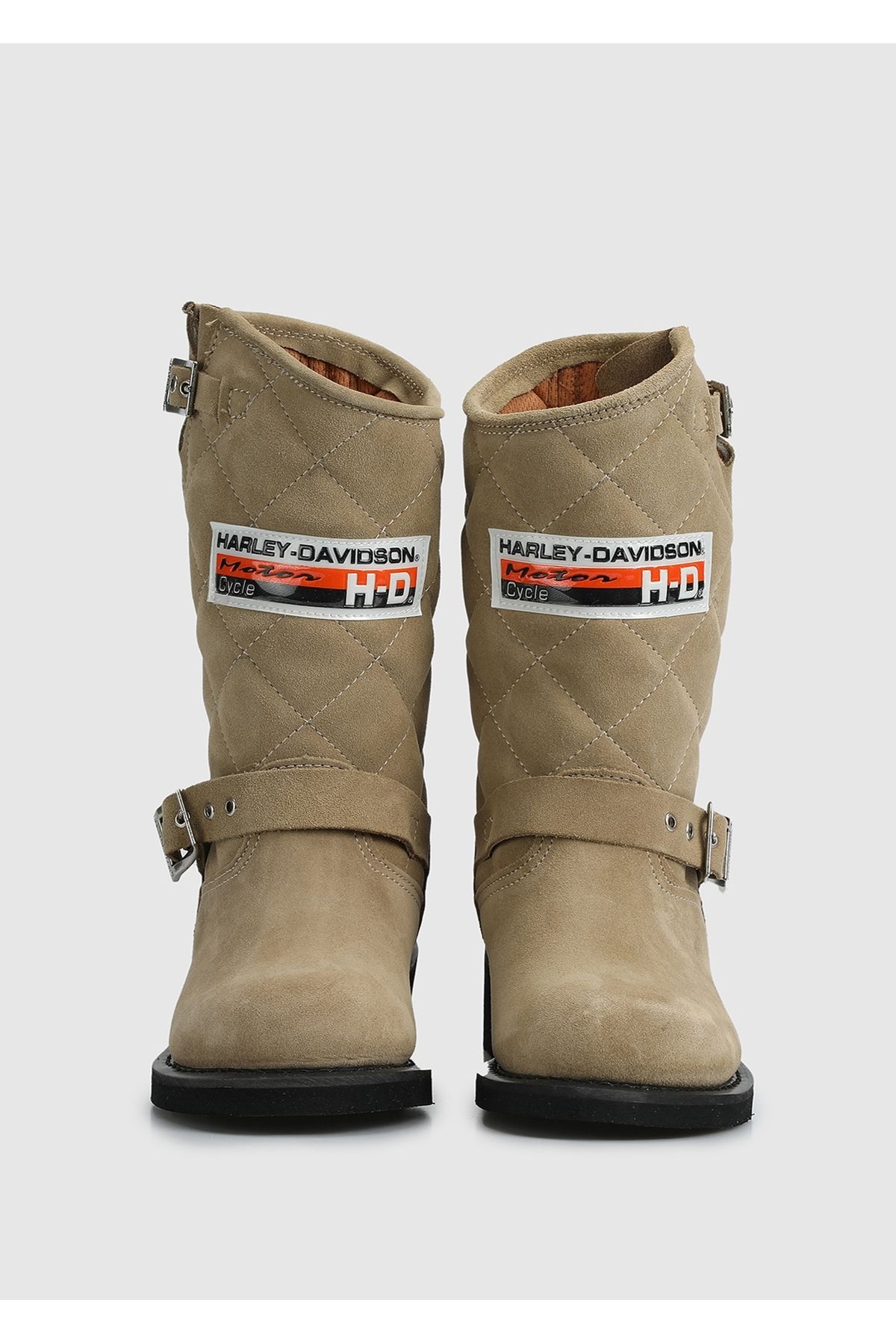 Harley Davidson-Unisex Μπεζ Μπότες 3