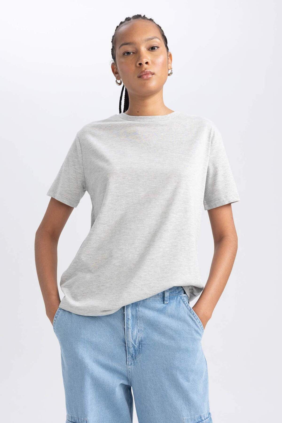 DeFacto-Tričko Regular Fit s krátkým rukávem B0642AXNS 4