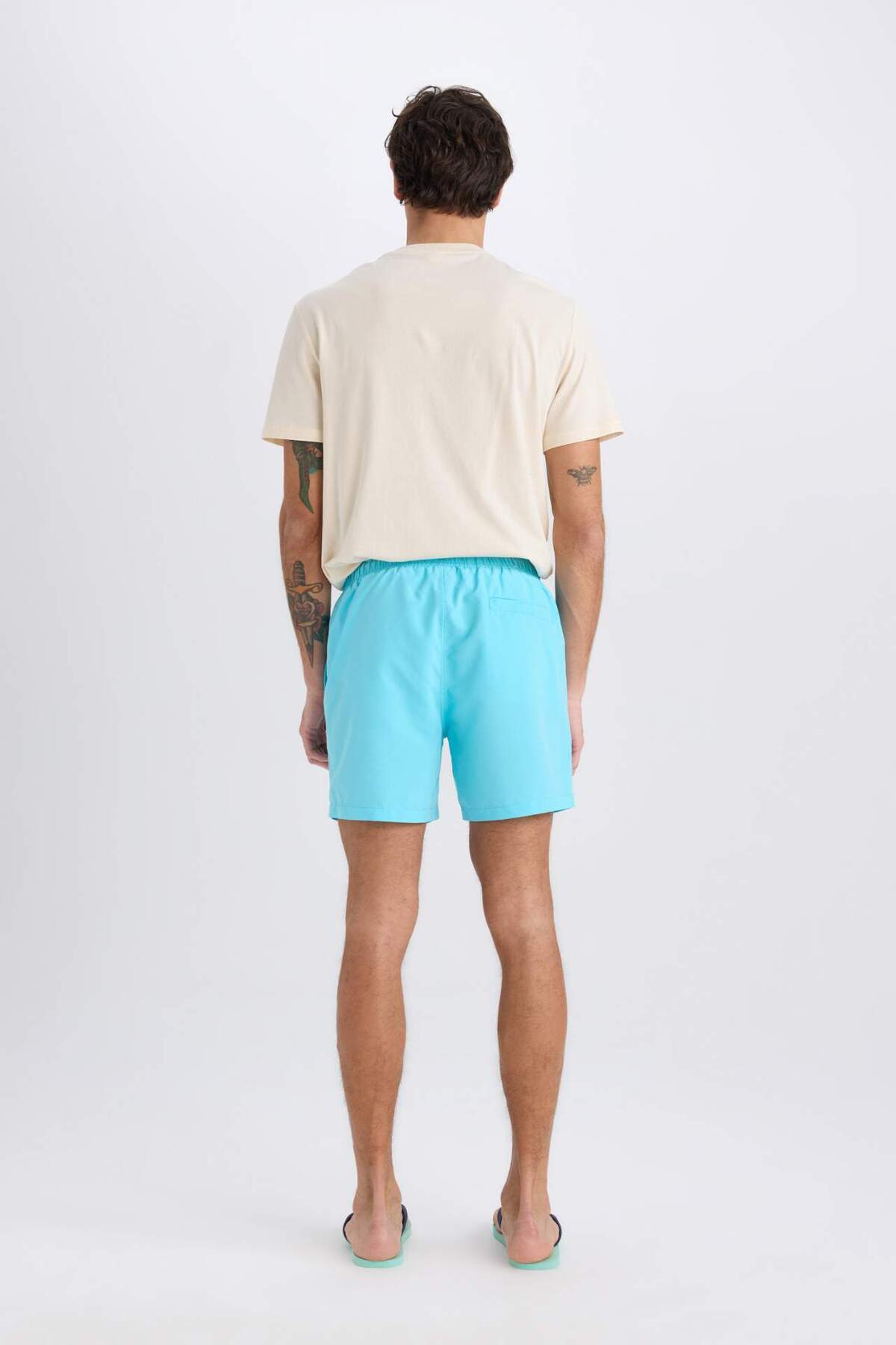 DeFacto-Mesh Lined Short Length Sea Shorts N0131Az23Hs 6