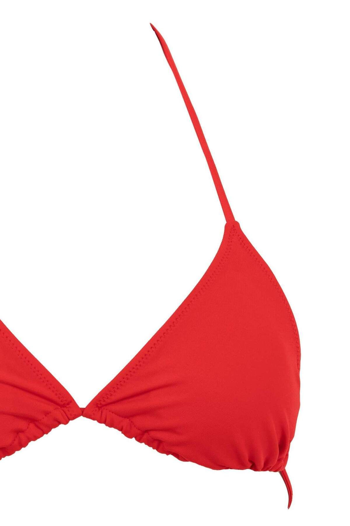 DeFacto-Regular Fit Triangle Bikini Top-Fall in Love T3666Az23Sp 6