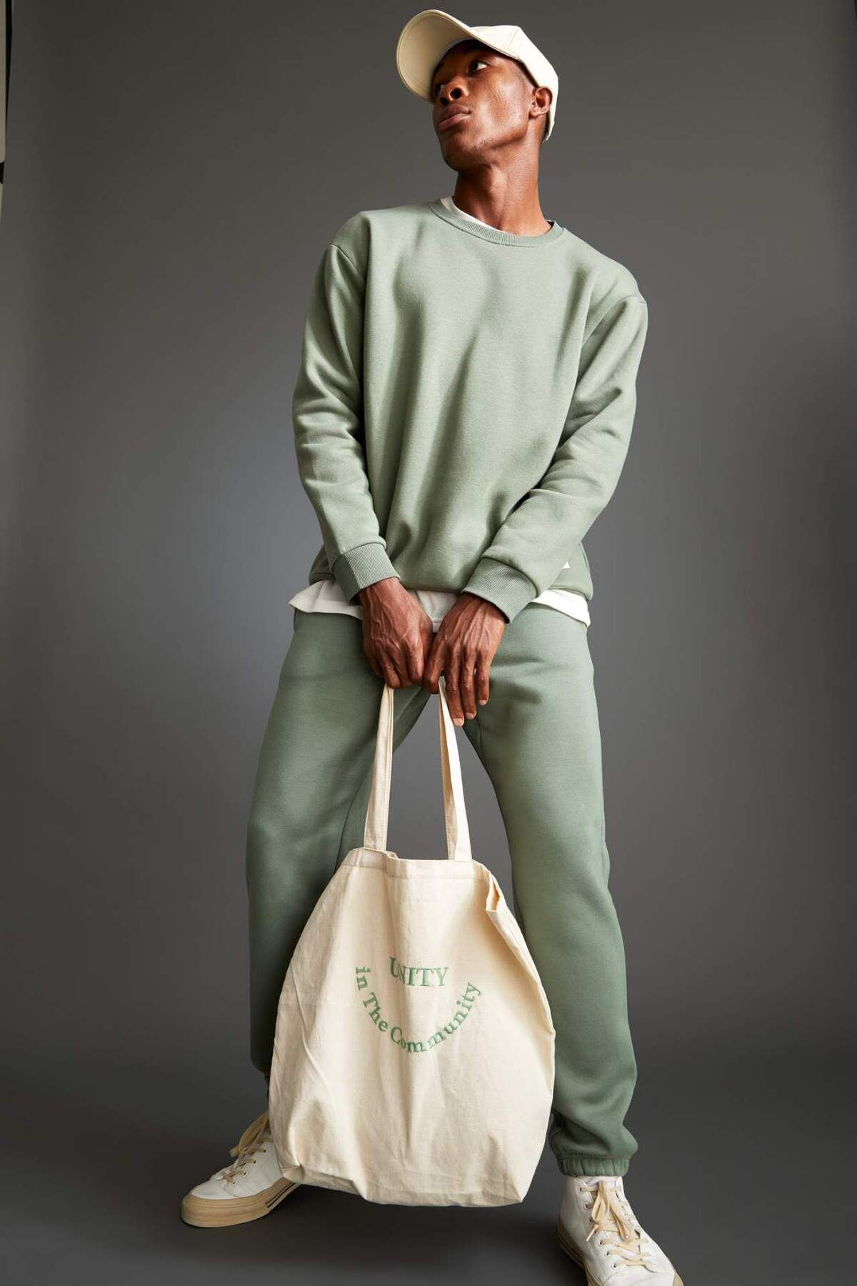 DeFacto-Regular Fit Basic Jogger Sweatpants U7438AZNS 1
