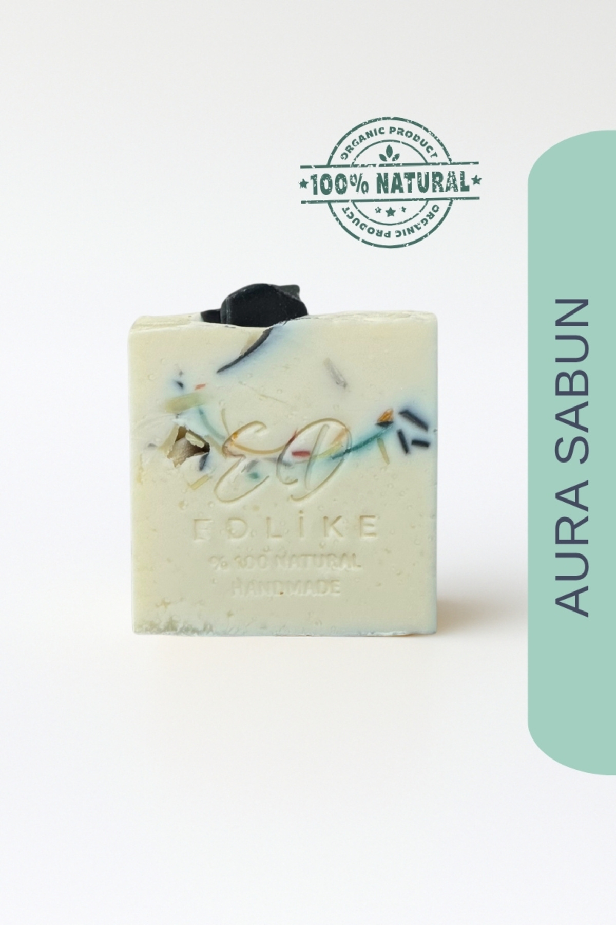 EDLIKE Saf Yağlardan Oluşan Doğal El Yapımı Aura Sabun 110 Gr