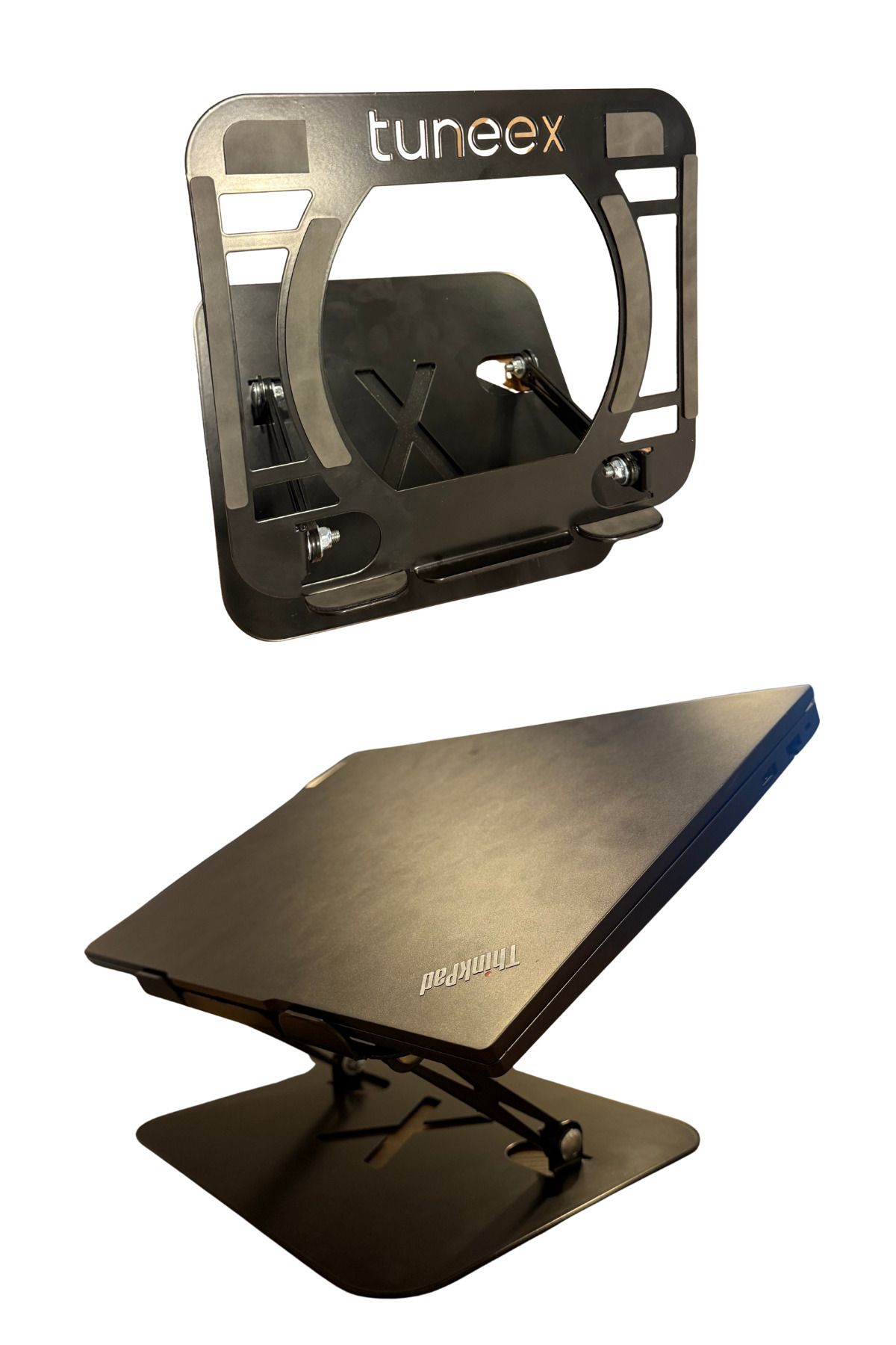 tuneex-Xleath Unlimited Angle Adjustable Laptop Stand Riser Notebook Cooler Compatible with All Models 2