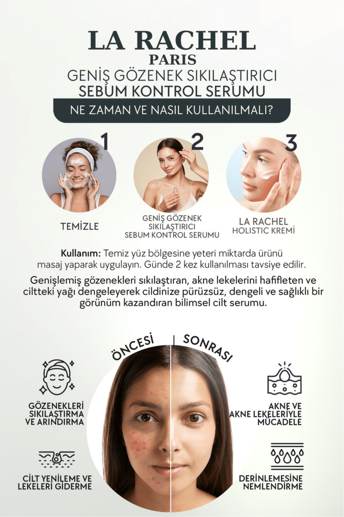 Profesyonel Güçlü Gözenek Sıkılaştırma ve Akne Karşıtı-1 Serum 4 Etki-Gözenek, Akne, Yenileme, Sebum — 32243503 — تصویر 7 از 8