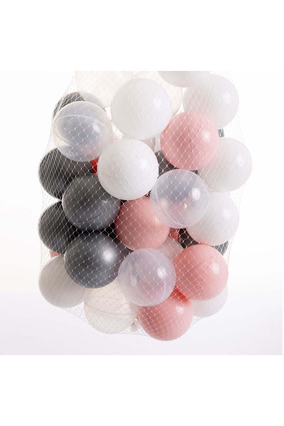 Jusso Bubble 50’Li Top Havuzu Topları - Çok Renkli Pembe fotoğrafı 7 (önizleme)