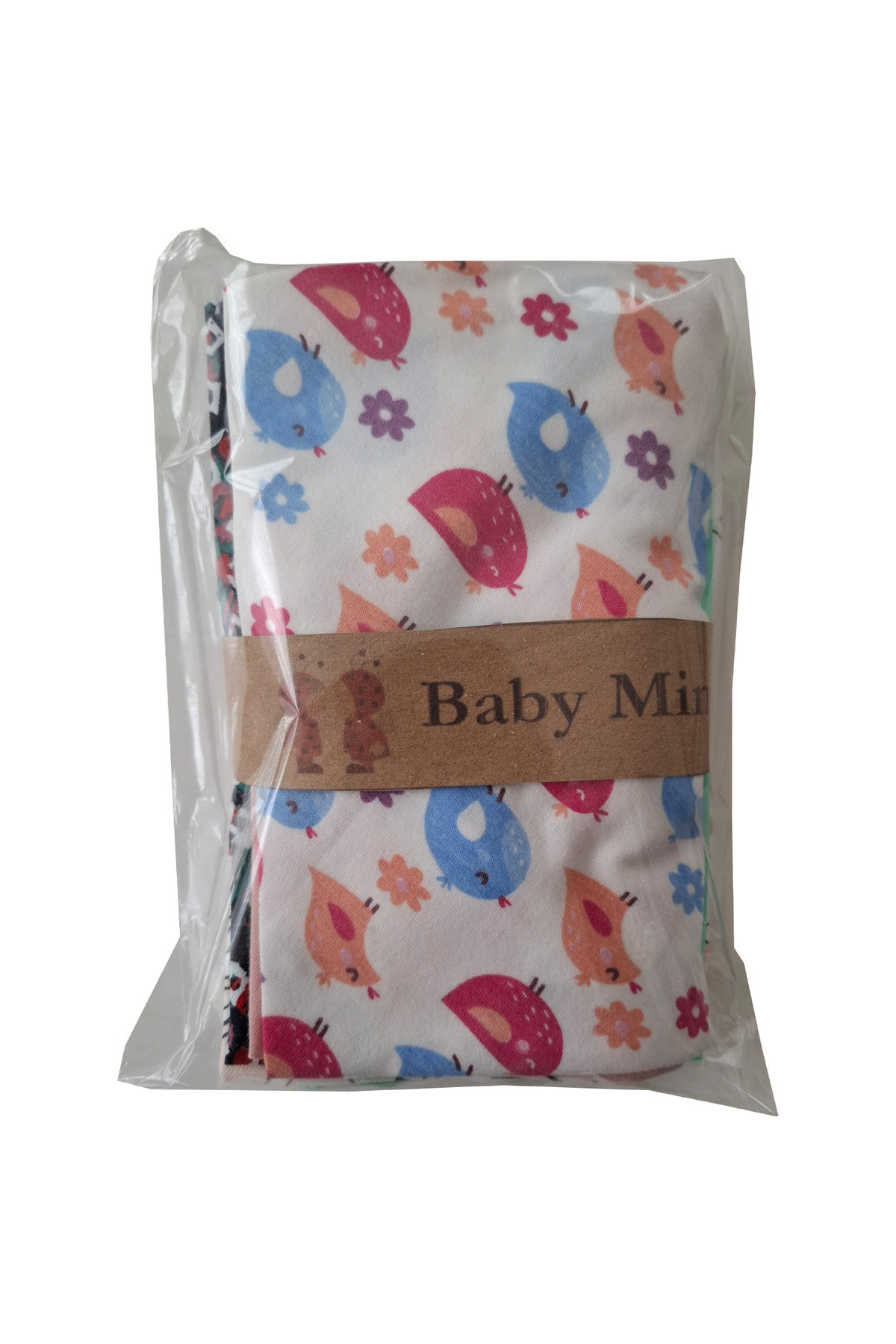 Baby Minik Kız Bebek Üçgen Fular Penye Salya Ve Mama Önlüğü 10 Adet fotoğrafı 7 (önizleme)