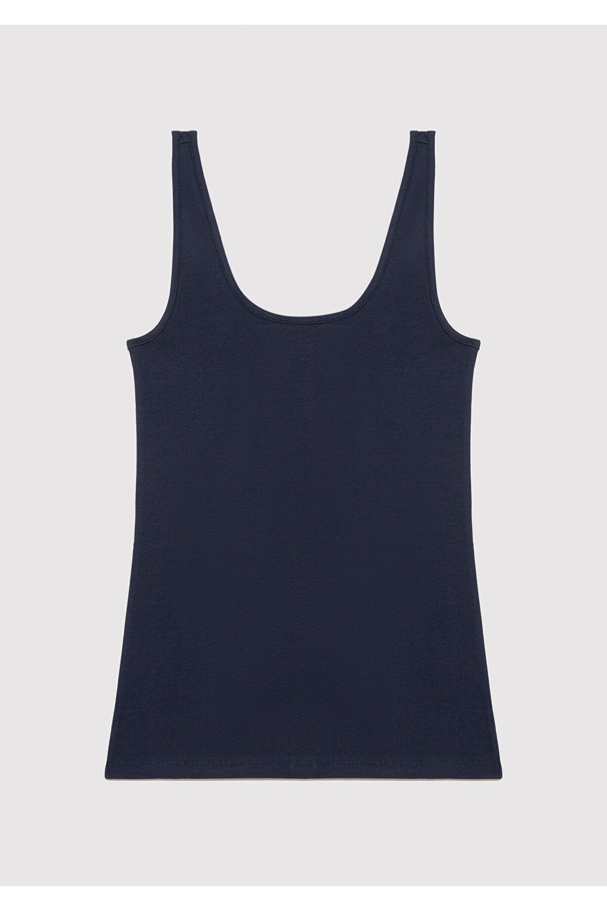 Mavi-2er-Pack Basic-Tanktops für Damen in Grau und Marineblau mit tailliertem Schnitt 1611367 -70490 6