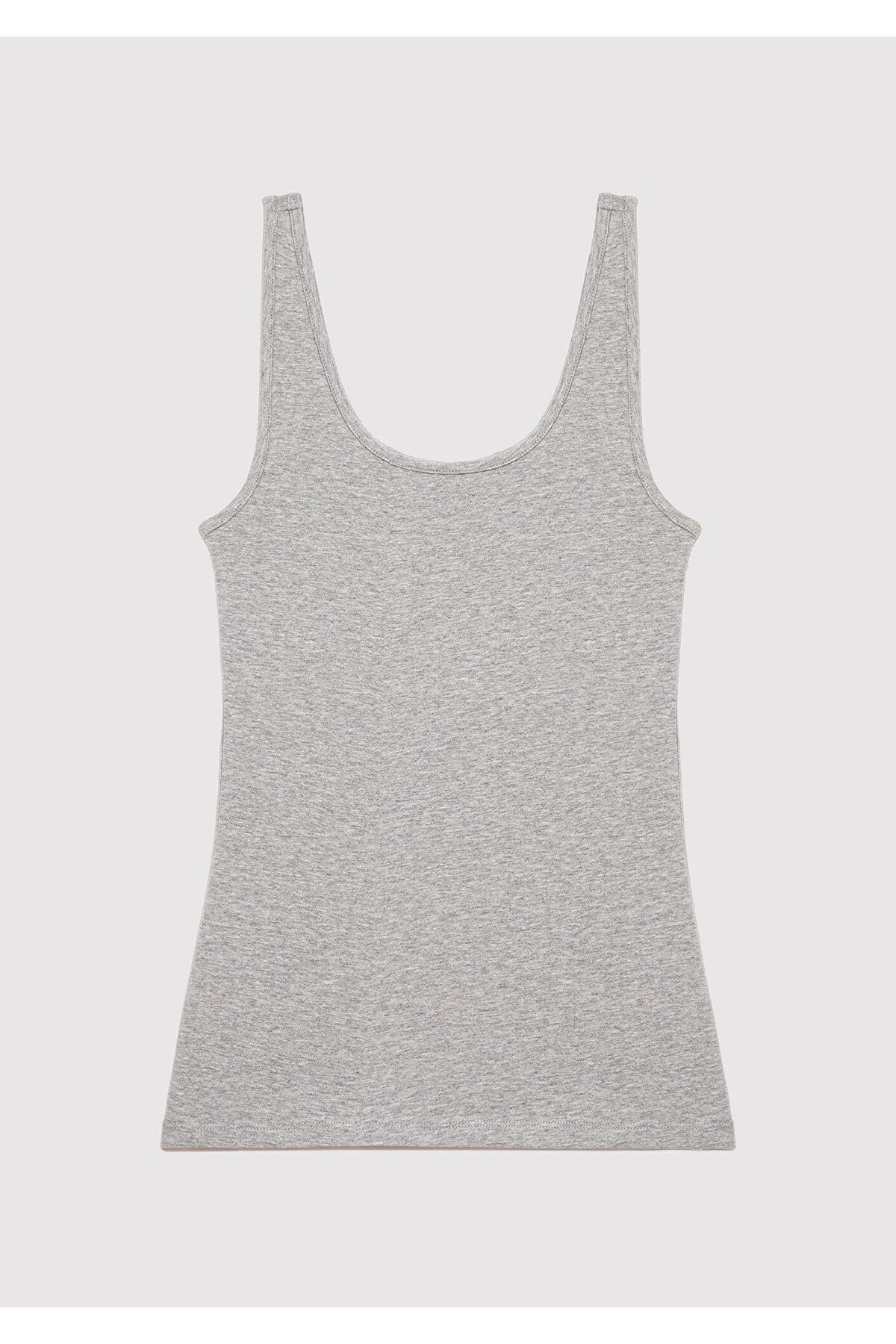 Mavi-2er-Pack Basic-Tanktops für Damen in Grau und Marineblau mit tailliertem Schnitt 1611367 -70490 7