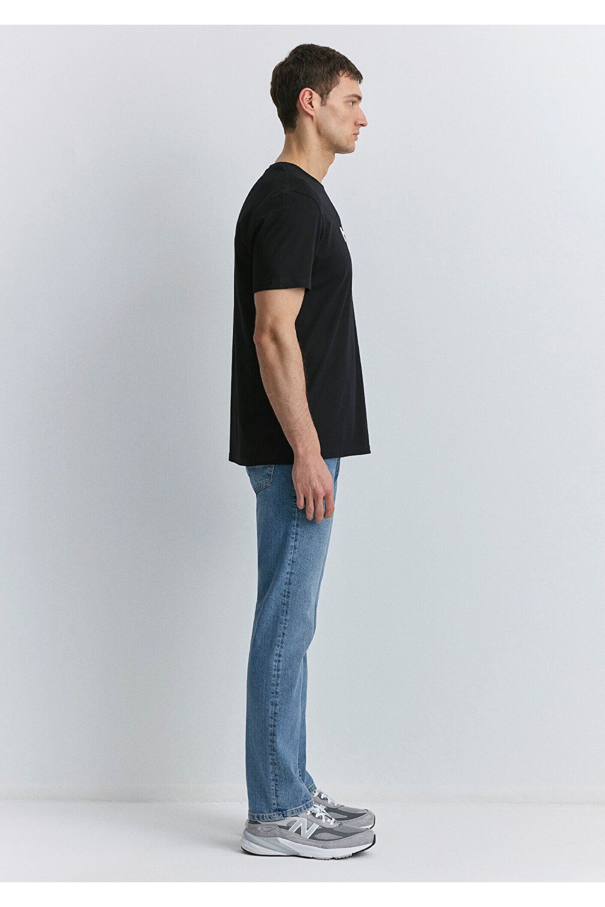 Mavi-Pile Print Black T-Shirt Regular Fit / Regular Fit 0612759 -900 4