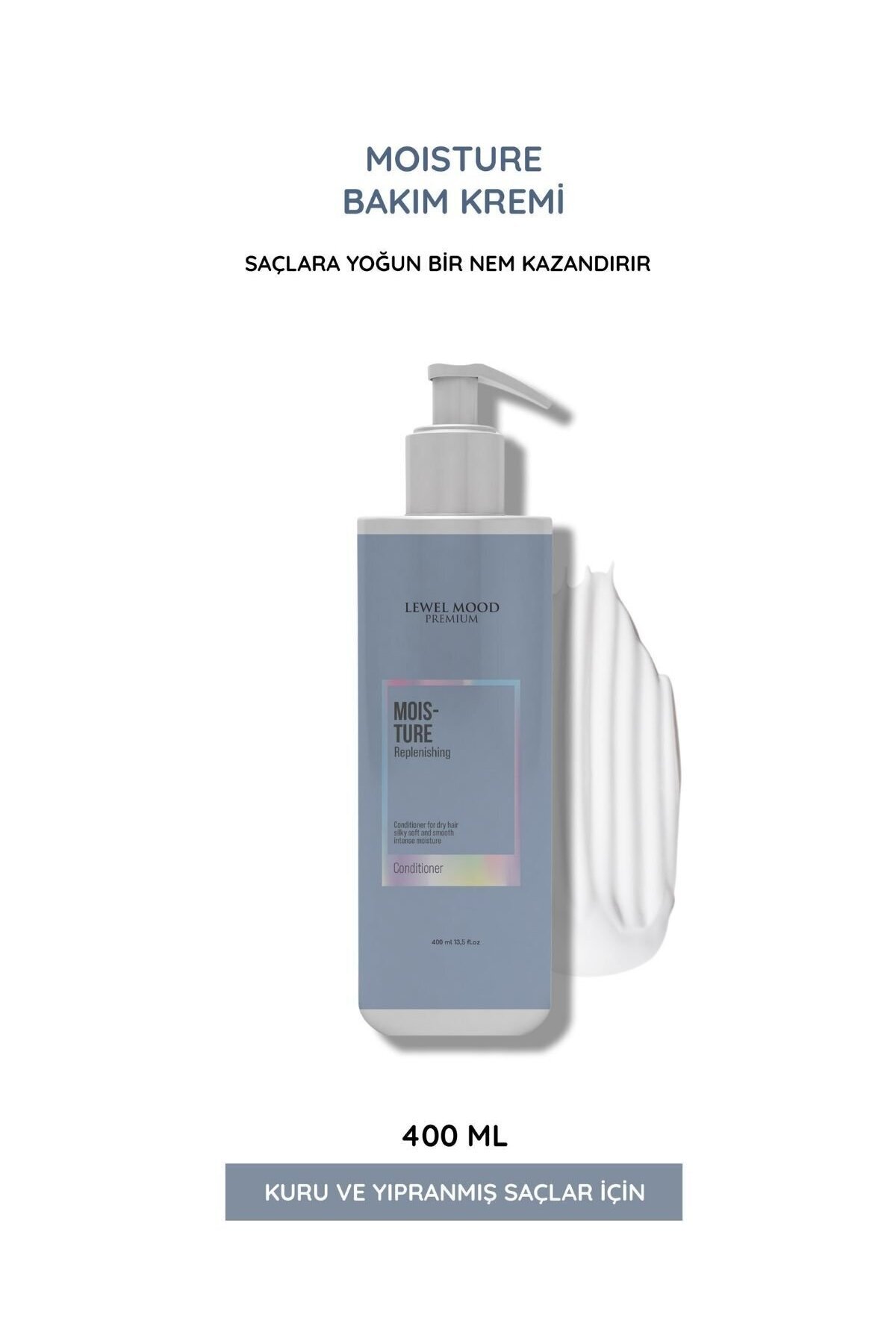 Moısture Kuru Ve Yıpranmış Saçlar İçin Nem Bakım Kremi — Moisture Conditioner 400ml — تصویر 5 از 5