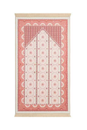 Bursa İpek Pudra Bambu Halı Seccade