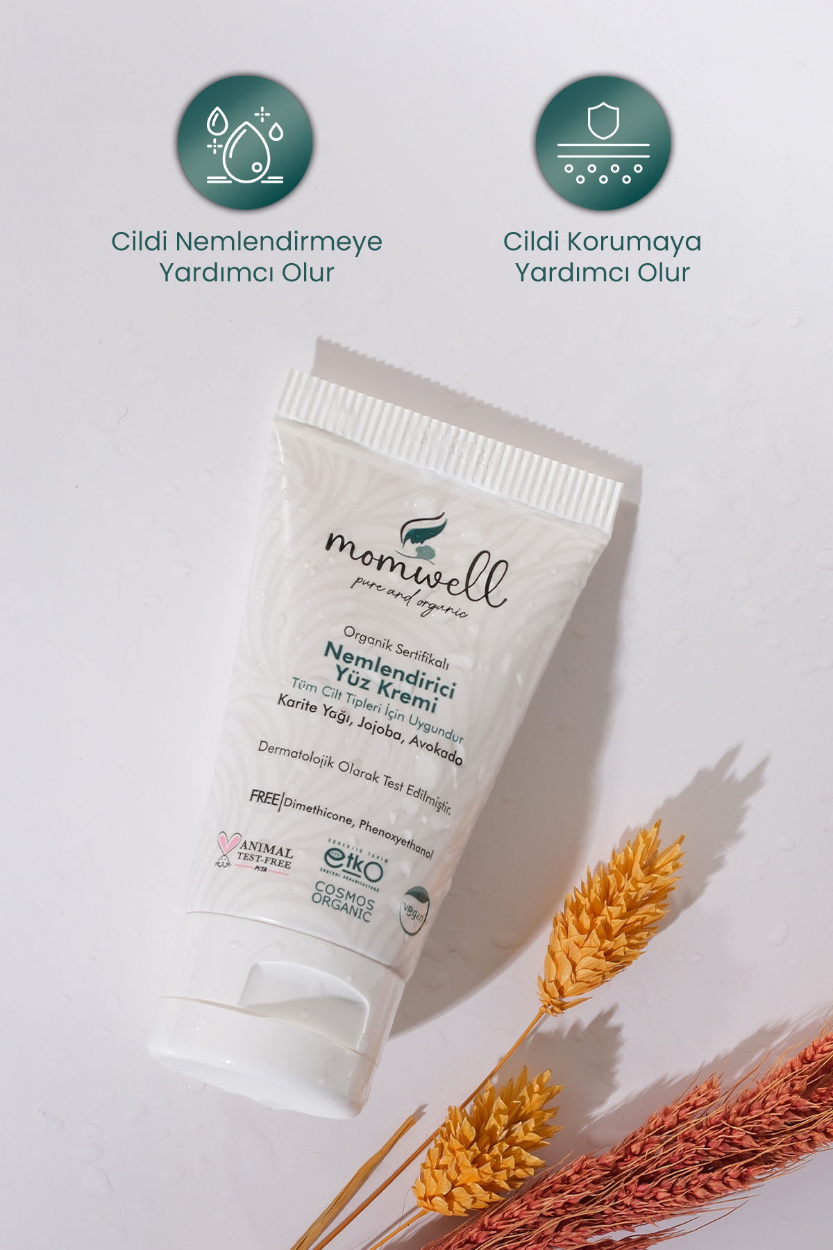Organik Nemlendirici Yüz Kremi | Yoğun Nem & Doğal Bakım | 50 ml — TYCYO1YX2N169020159137655 — تصویر 2 از 6