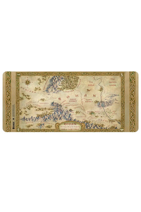 EXVEGA Lord Of The Rings War Of The Rohirrim Map Mousepad XXL 90×40