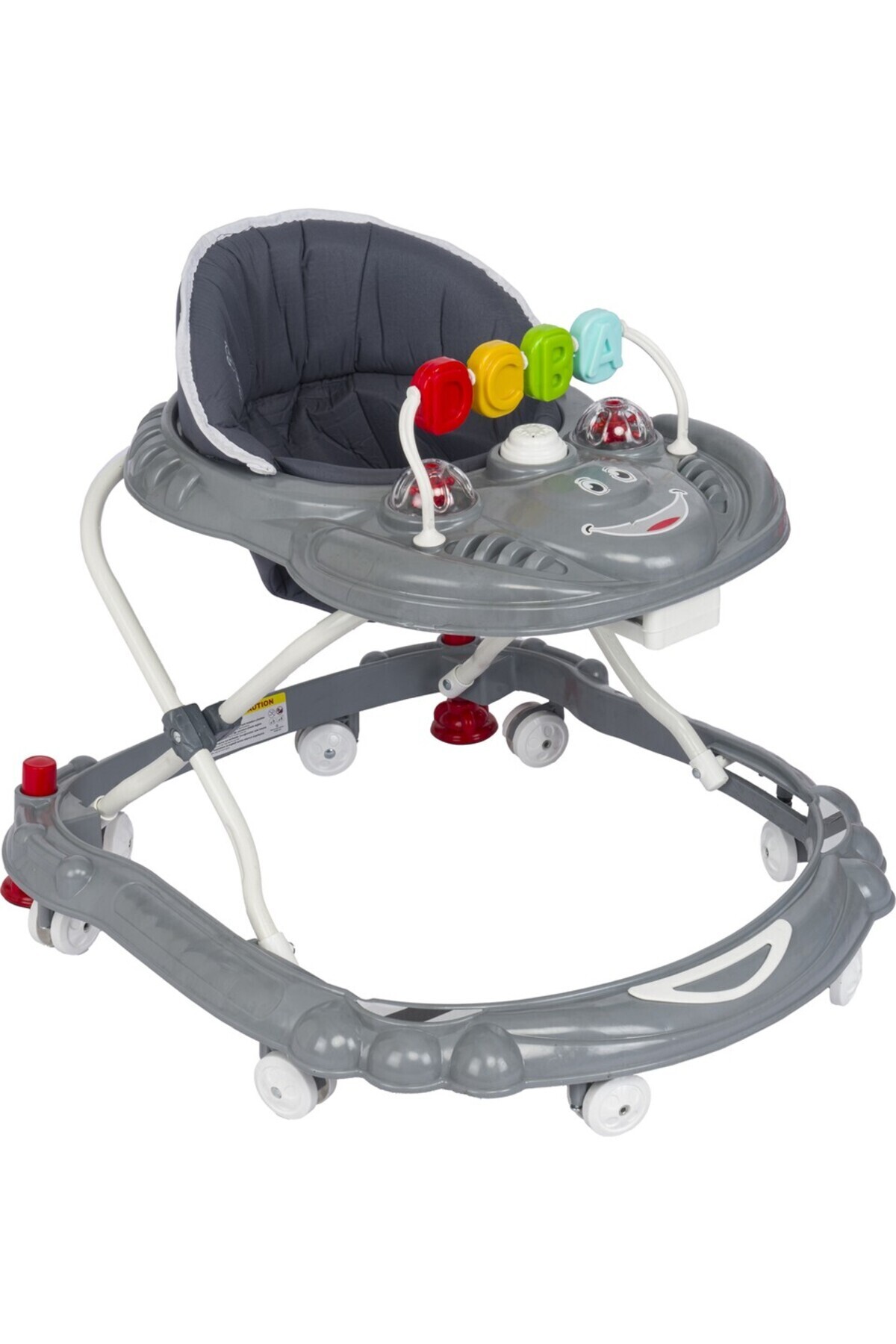 YOGNETIC BabyStep Pro Oyuncaklı Yürüteç | Öğretici ve Eğitici | Stoplu Gri Yürüteç fotoğrafı 2 (önizleme)