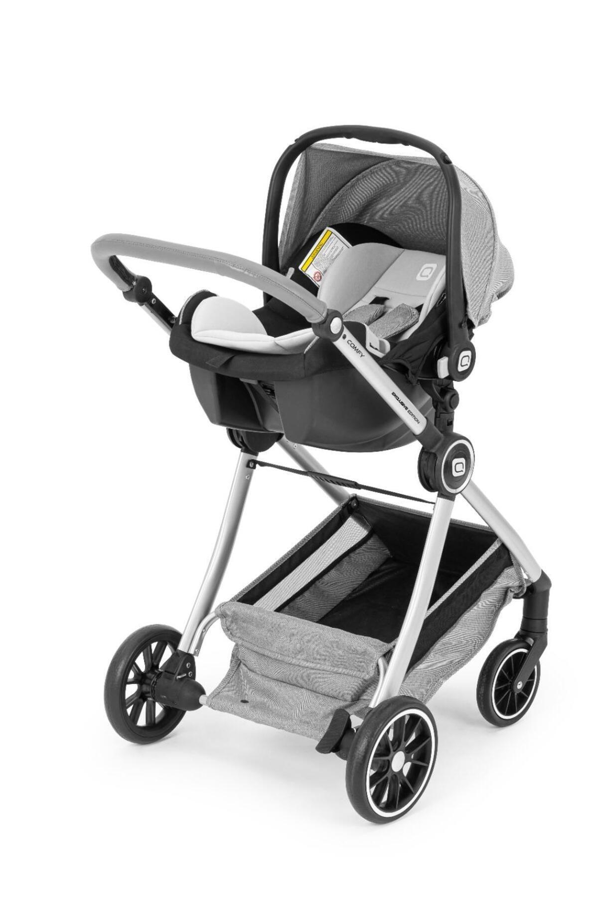 QUARD Mamma Life Seyahat Sistem Bebek Arabası Ve Oto Koltuğu Siyah fotoğrafı 2 (önizleme)