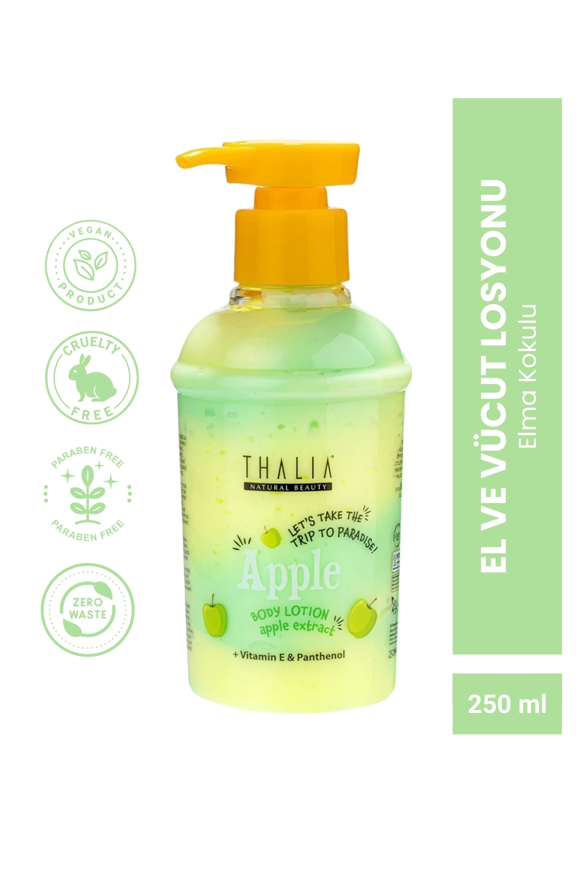 Elma Kokulu El ve Vücut Losyonu 250ml — 1.3.THA.21064 — تصویر 3 از 5